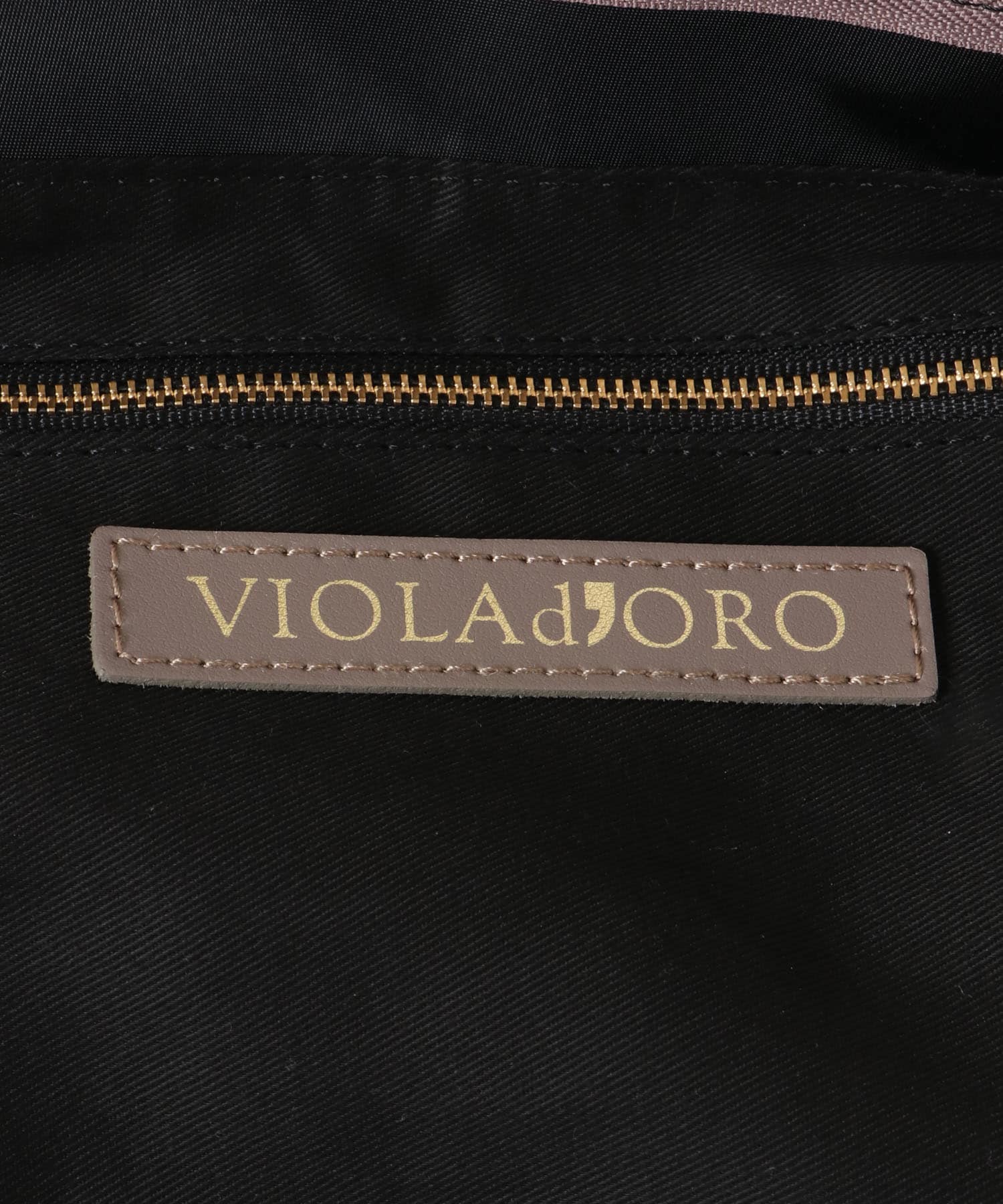VIOLAd’ORO　BIANCA V-2174 blk×taupe one