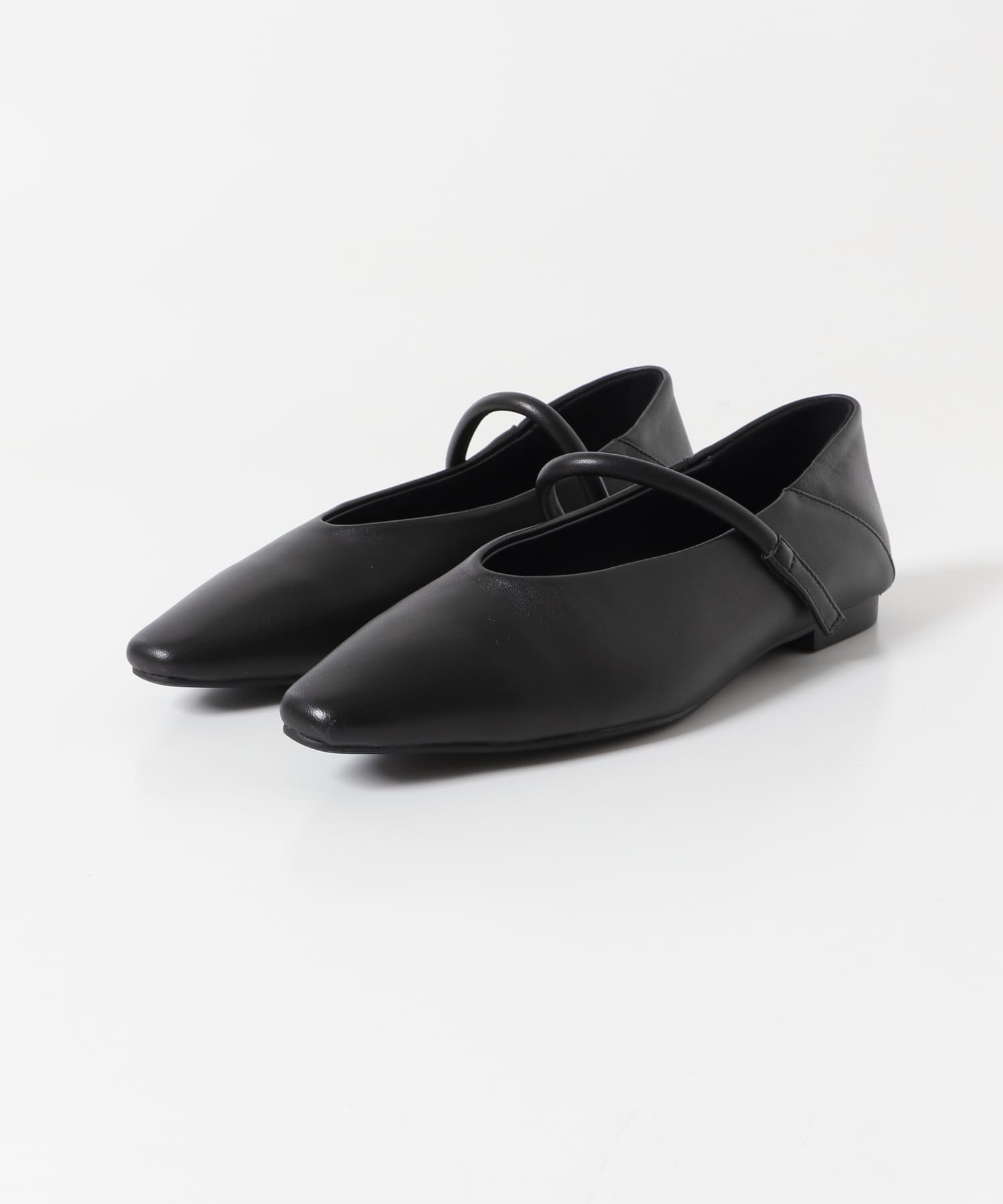 REMME　ストラップフラットシューズ BLACK 37