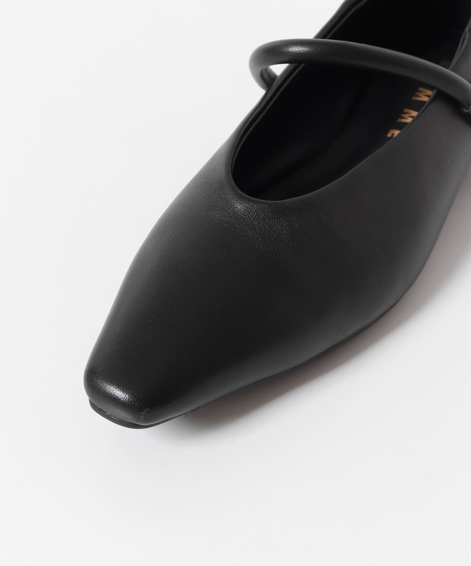REMME　ストラップフラットシューズ BLACK 37