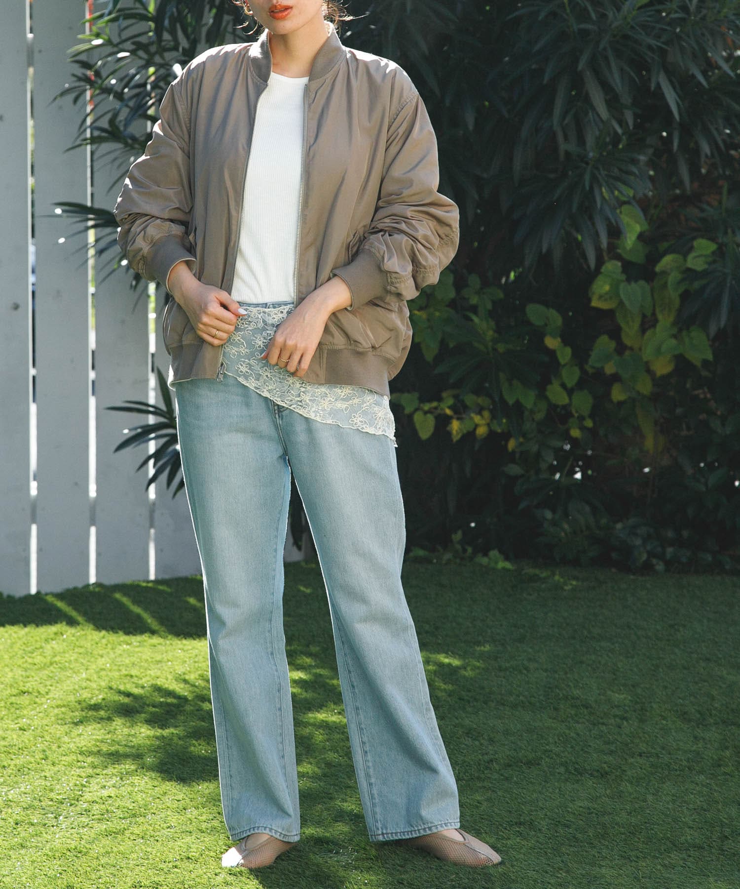 REMME　メッシュフラットシューズ BEIGE 37