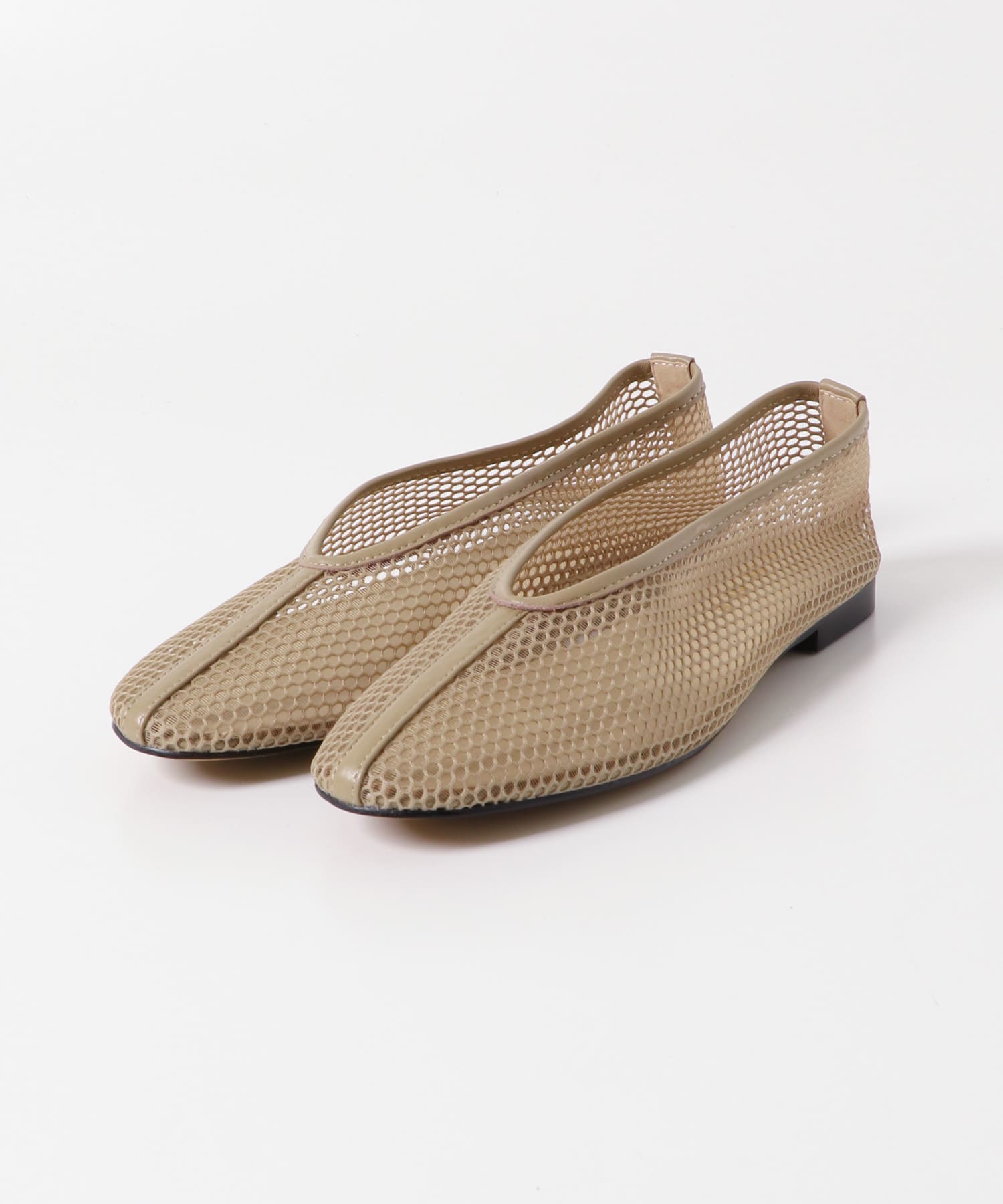 REMME　メッシュフラットシューズ BEIGE 37