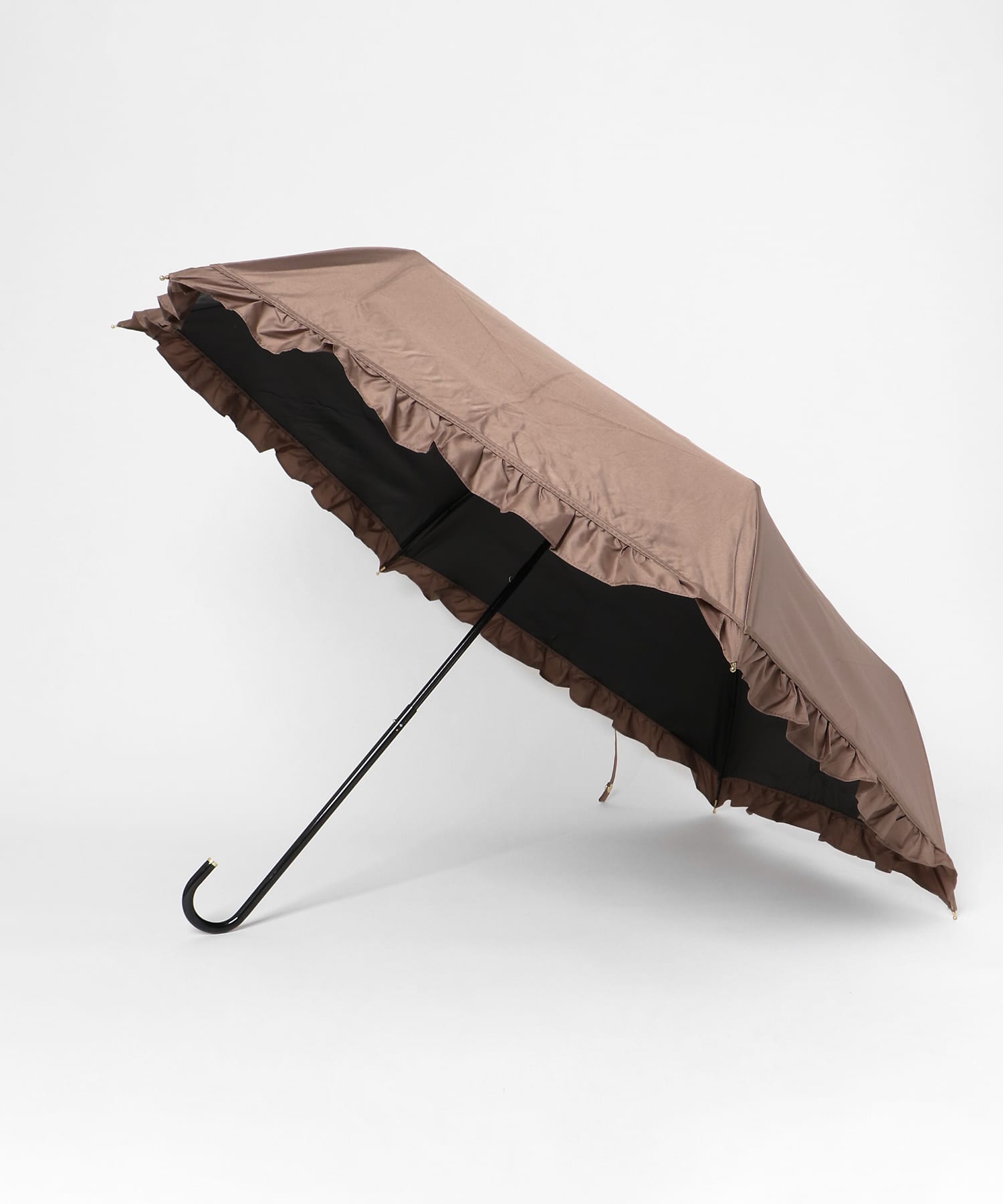 Wpc.　晴雨兼用クラシックフリルミニ ブラウン one