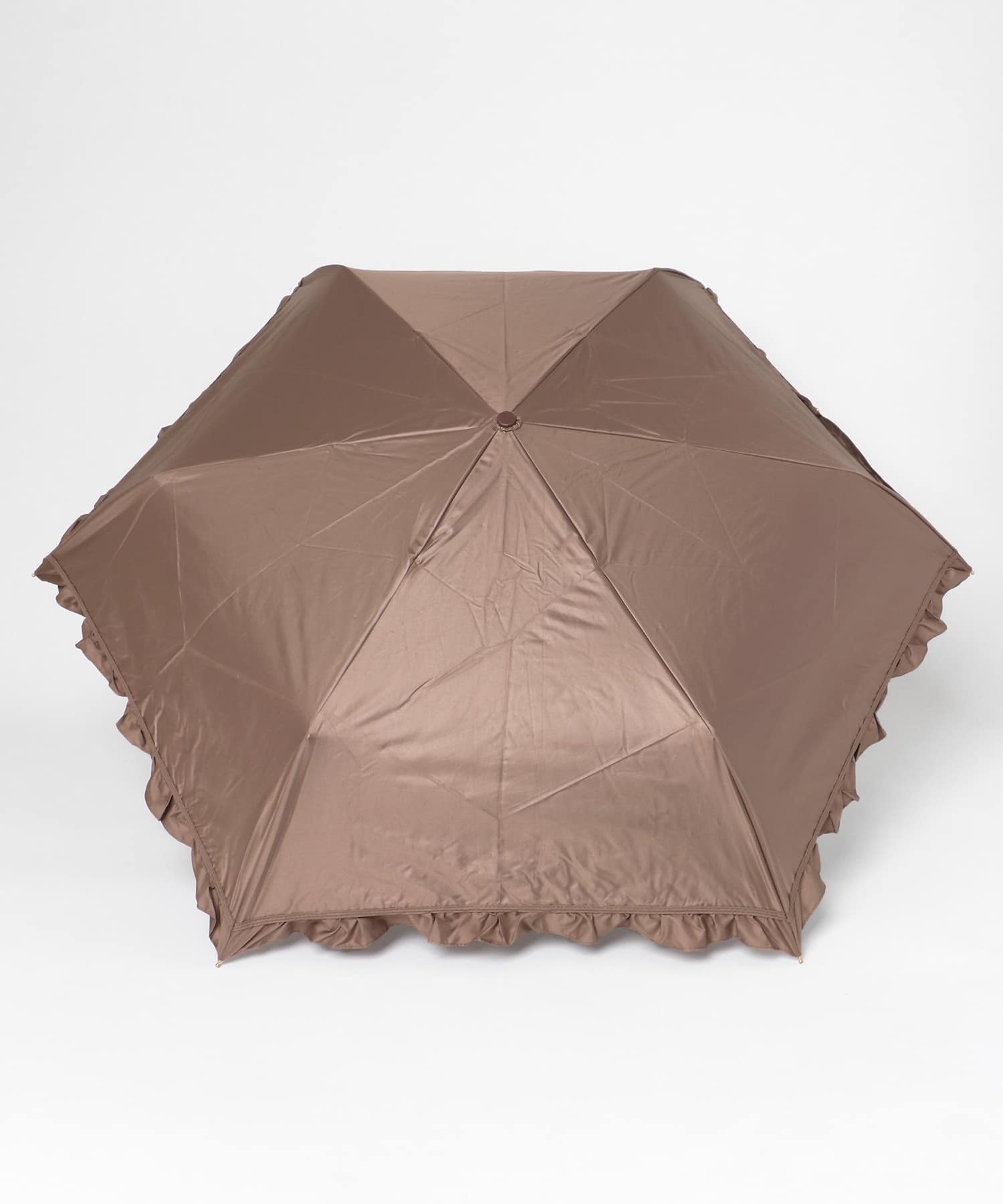 Wpc.　晴雨兼用クラシックフリルミニ ブラウン one