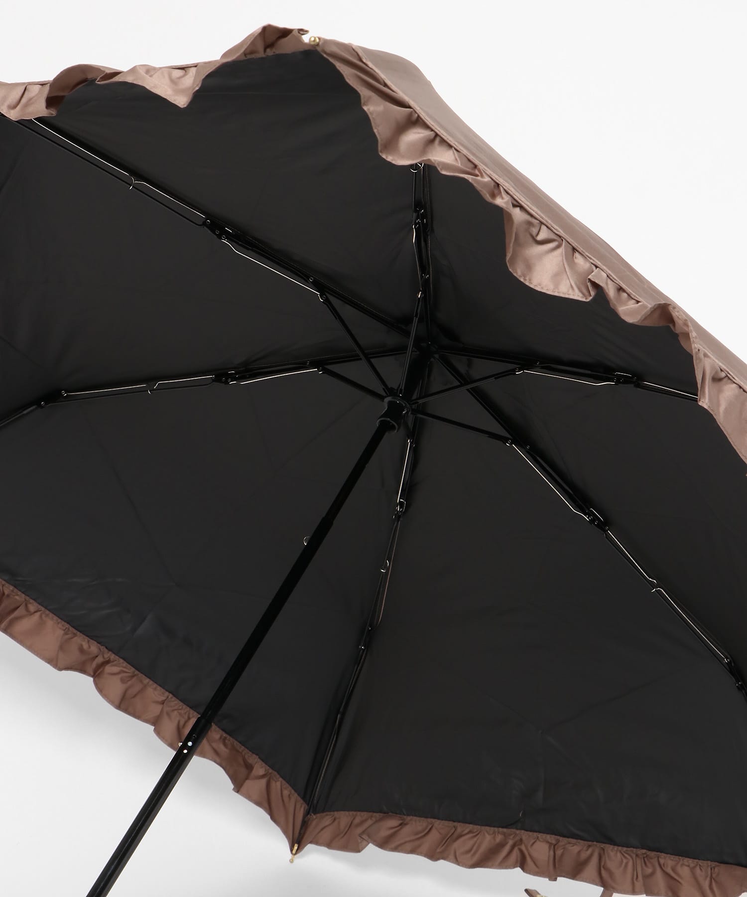 Wpc.　晴雨兼用クラシックフリルミニ ブラウン one