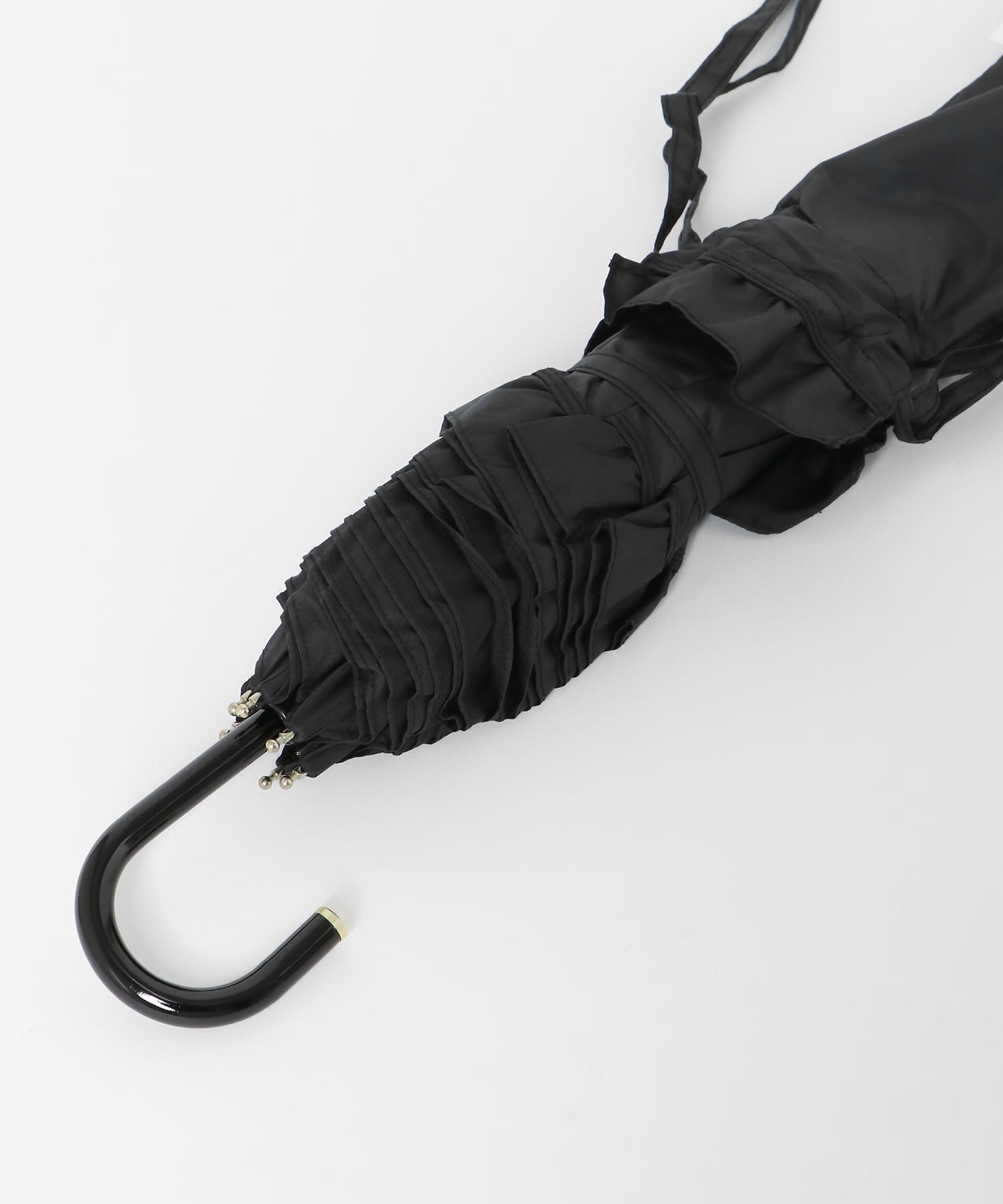 Wpc.　晴雨兼用クラシックフリルミニ ブラック one