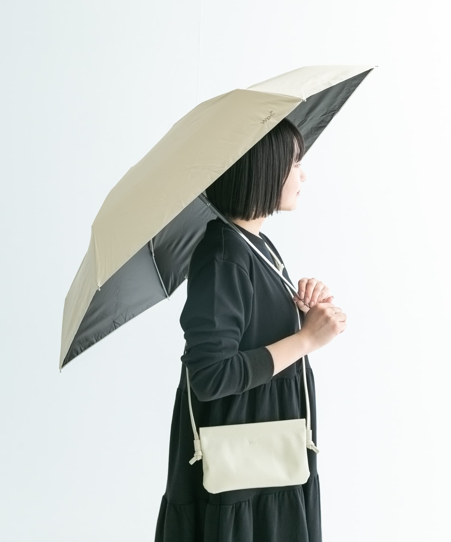 Wpc.　晴雨兼用バッグ付きノーマルミニ