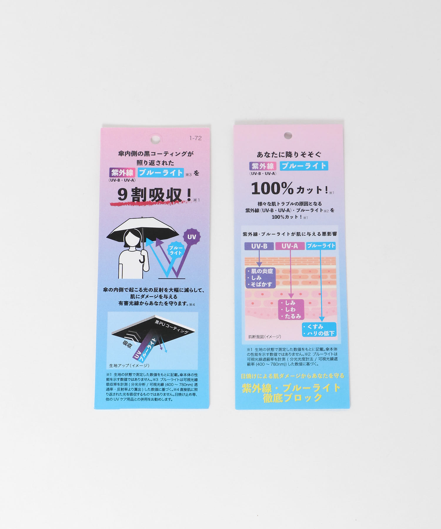 Wpc.　晴雨兼用バッグ付きノーマルミニ ブラック one