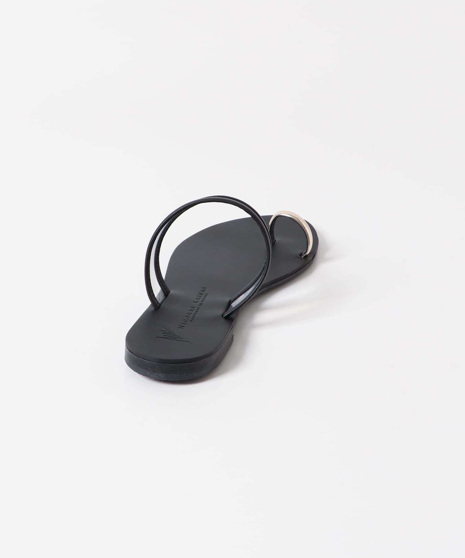 NICOLAS LAINAS　サムリングクリアサンダル GOLDCLEAR 37