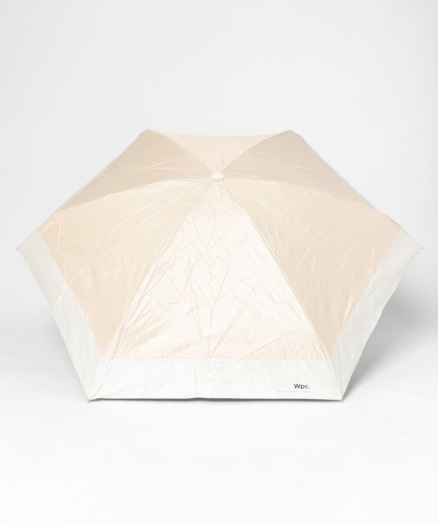 Wpc.　晴雨兼用パッチワークタイニー ベージュ one