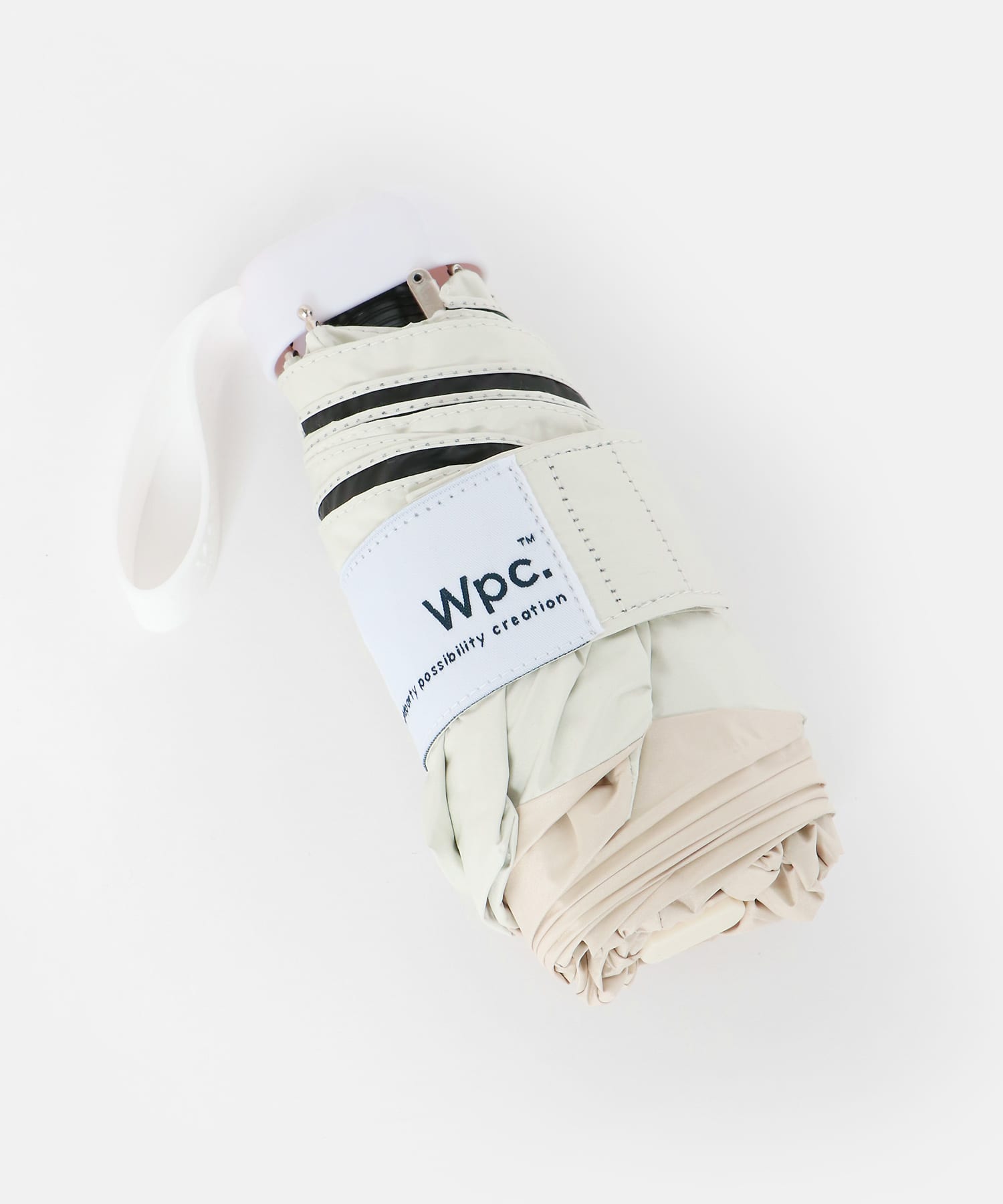 Wpc.　晴雨兼用パッチワークタイニー ベージュ one