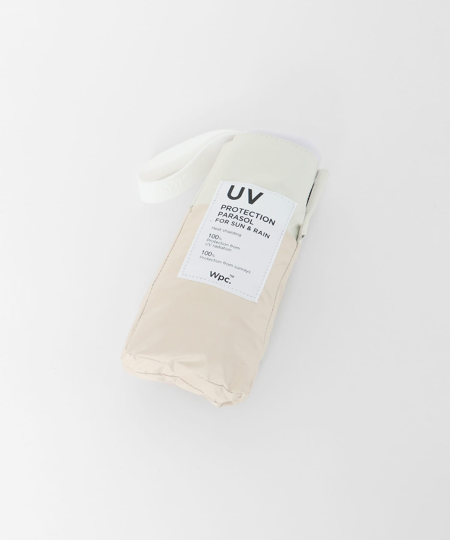 Wpc.　晴雨兼用パッチワークタイニー ベージュ one