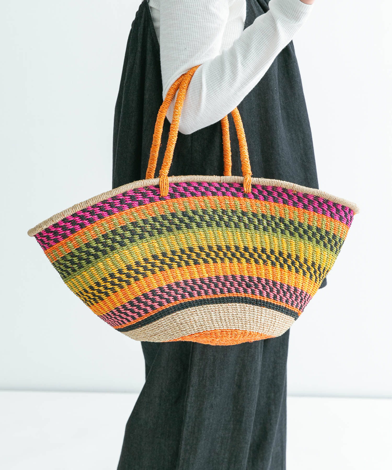 The Bagmati　アバカカゴバッグ MULTI one