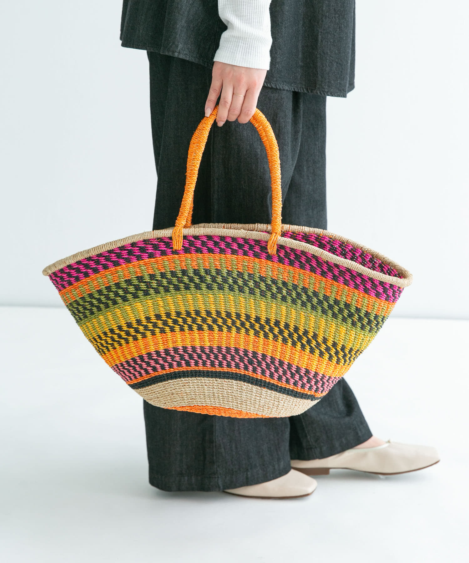 The Bagmati　アバカカゴバッグ MULTI one