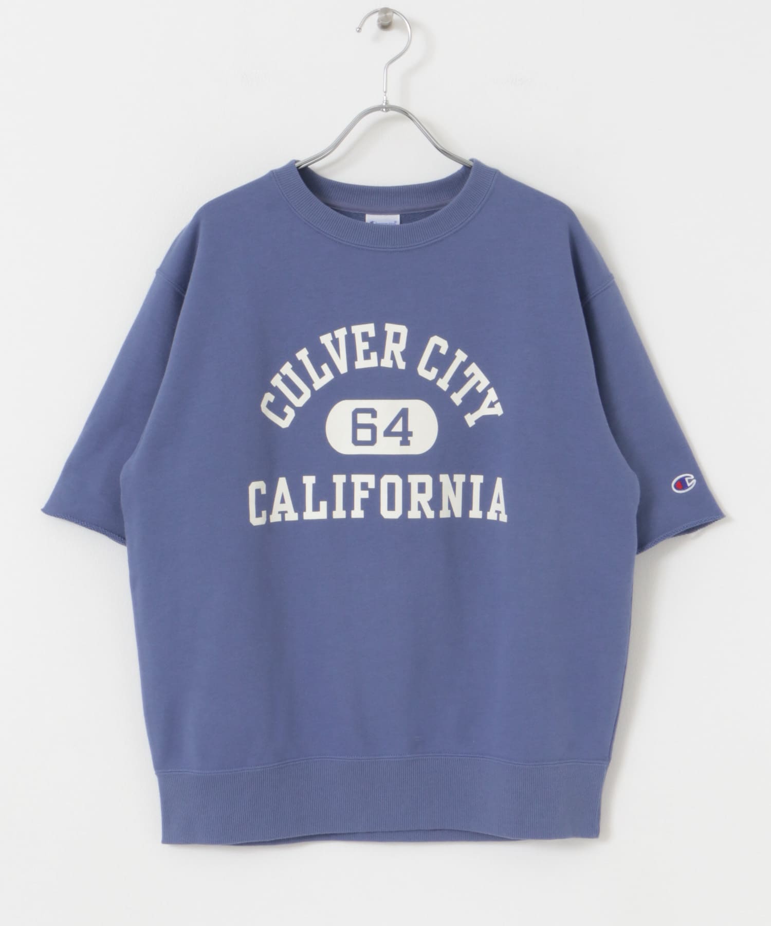 『別注』Champion×Sonny Label　ロゴスウェットTシャツ ウィンザーブルー M