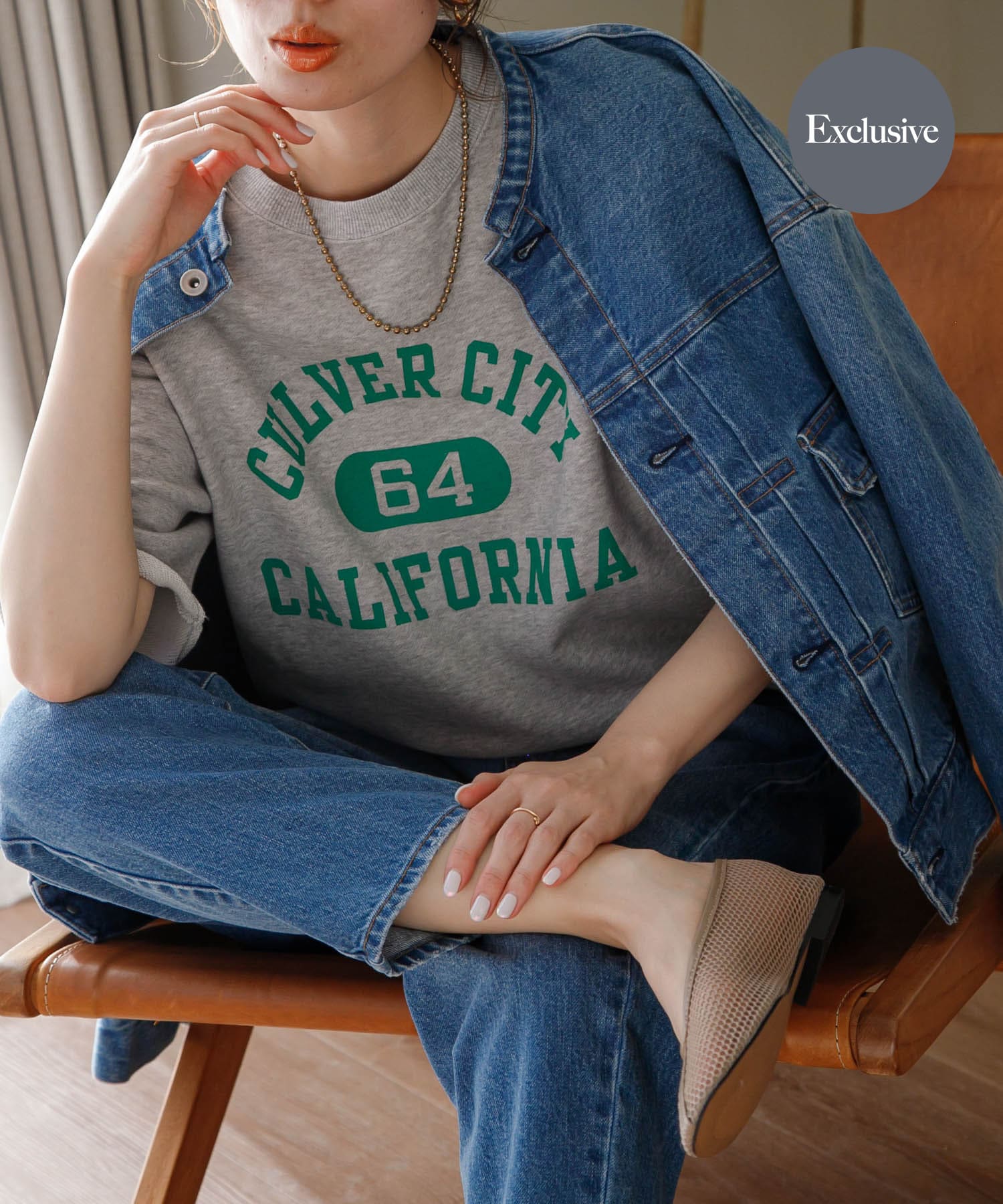 『別注』Champion×Sonny Label　ロゴスウェットTシャツ
