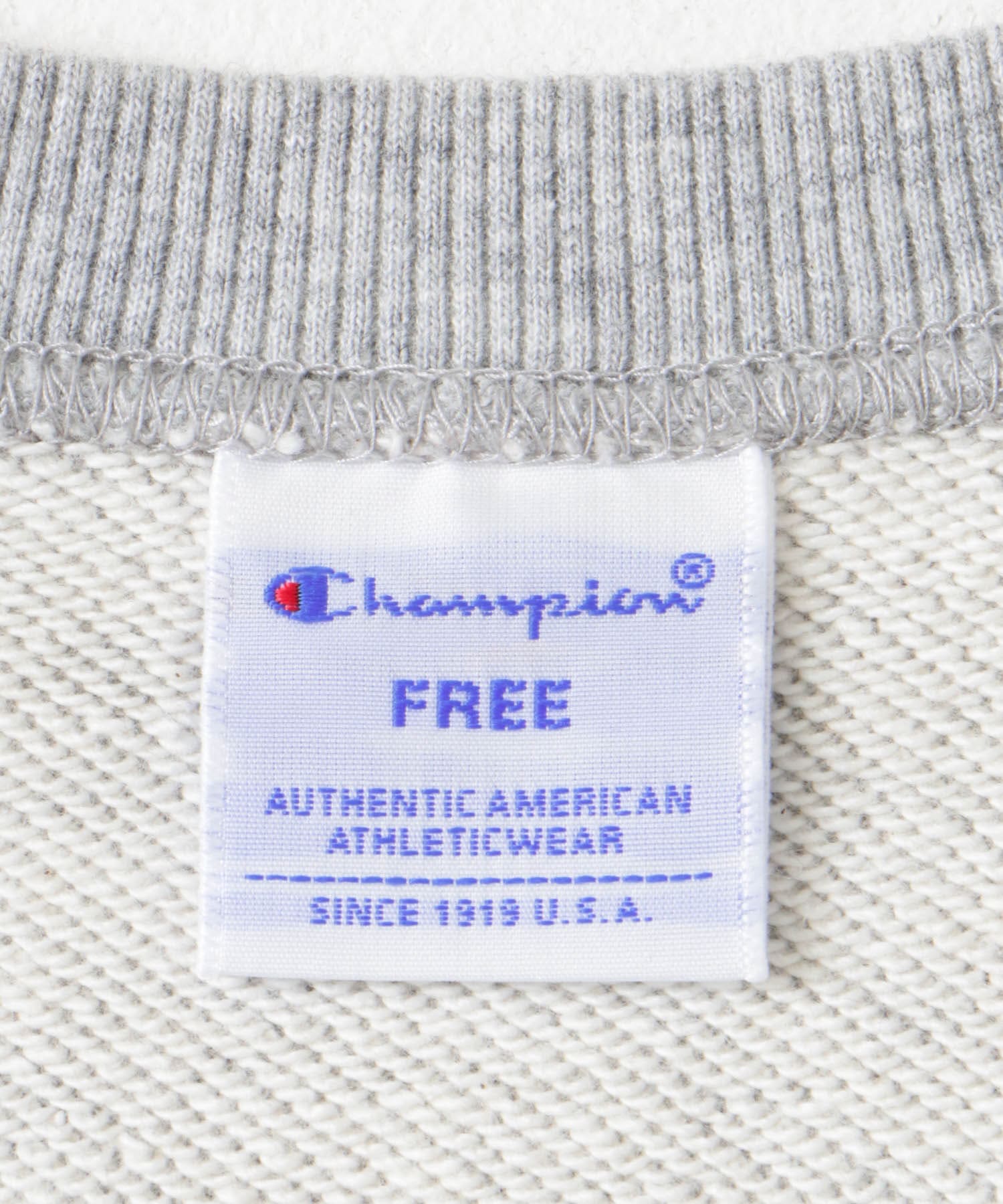 『別注』Champion×Sonny Label　ラウンドヘムスウェットTシャツ グレー FREE