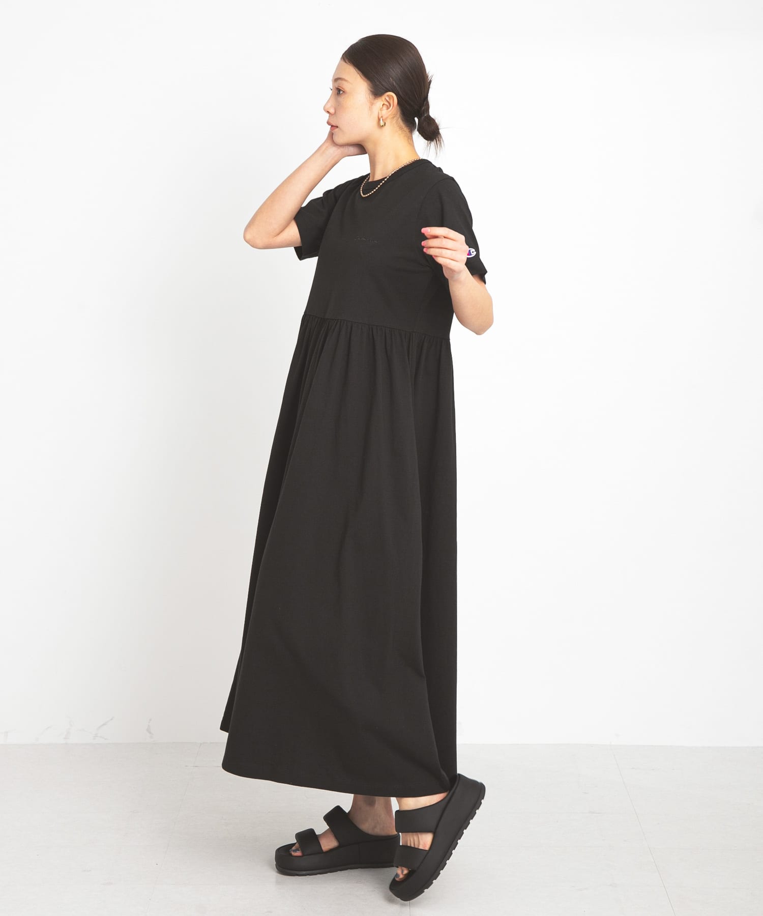 別注』Champion×Sonny Label ギャザーワンピース(FREE オフブラック