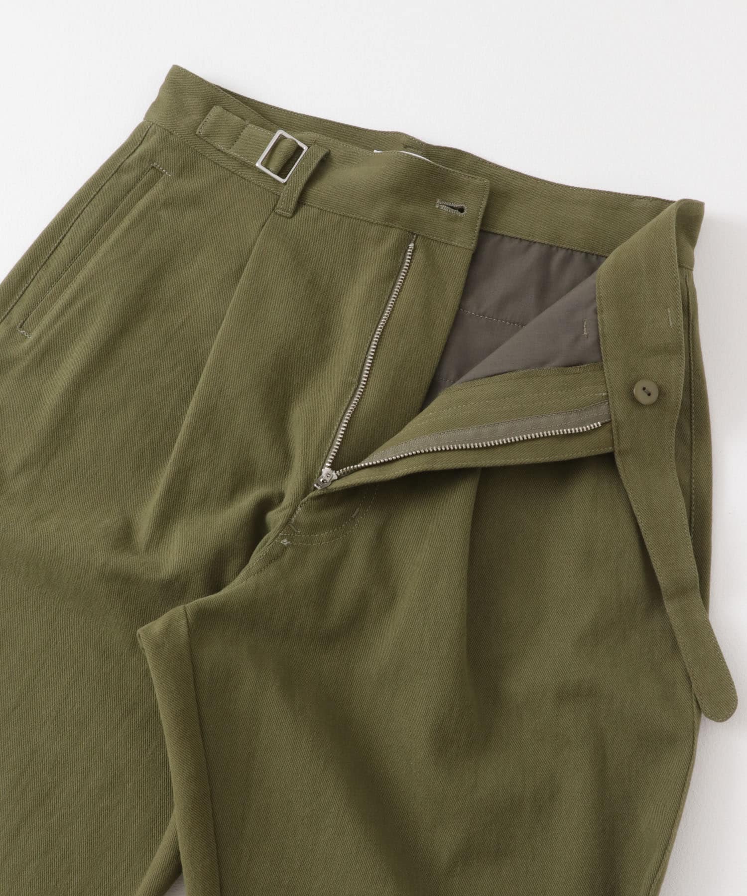 GLASSY SEA　vintage like gurkha pants KHAKI S