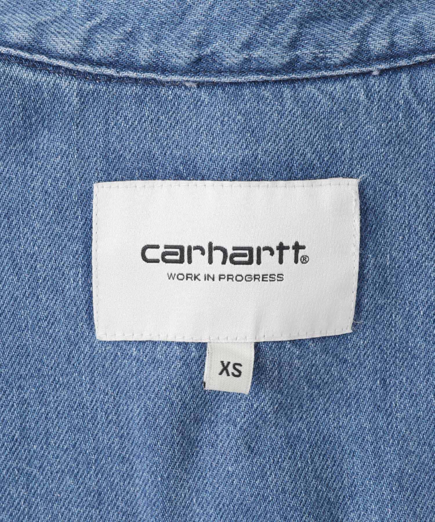 carhartt　W SHORT-SLEEVE LOVILIA SHIRTS s washed XS