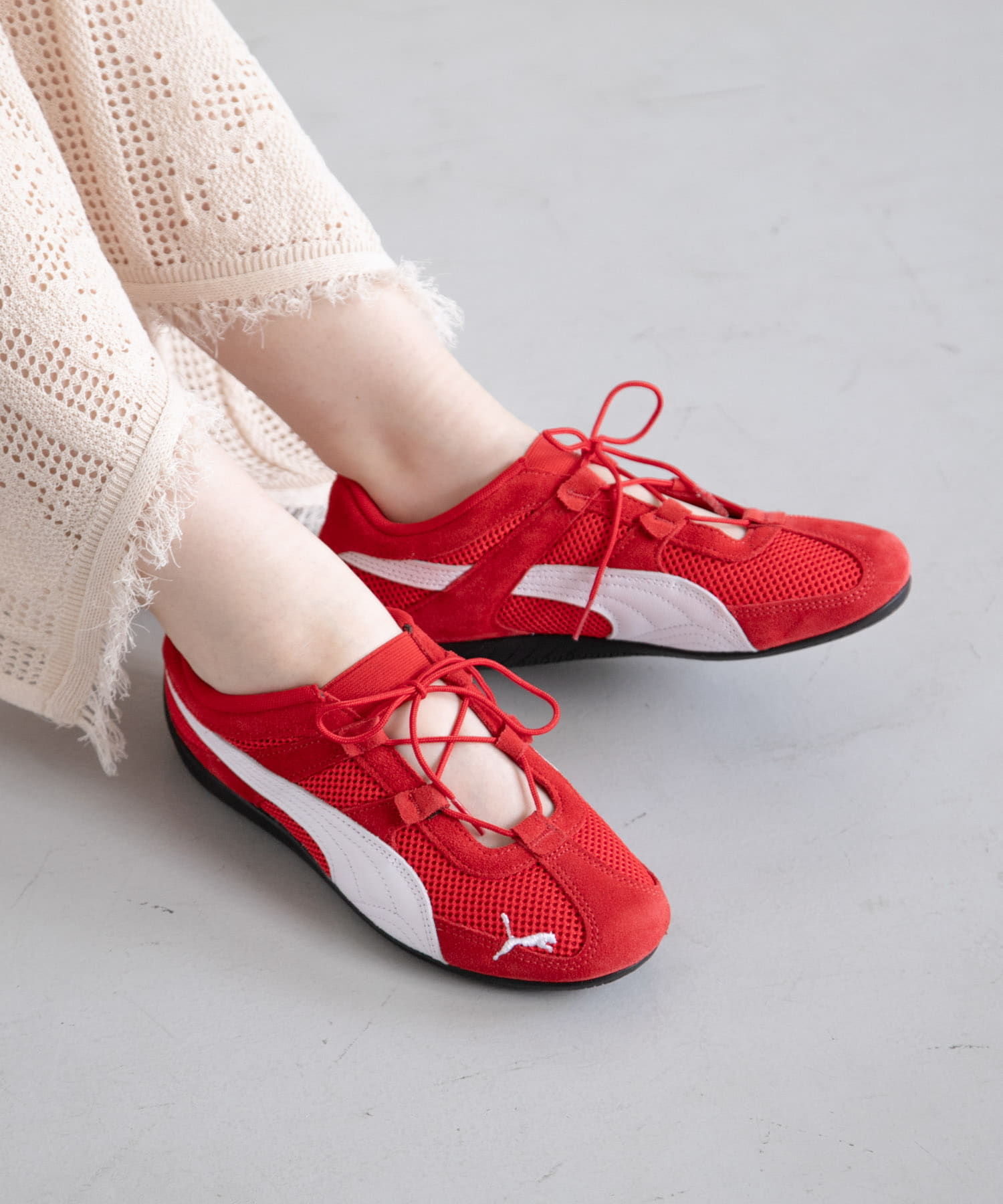 PUMA　SPEEDCAT SUMMER WNS RED 23