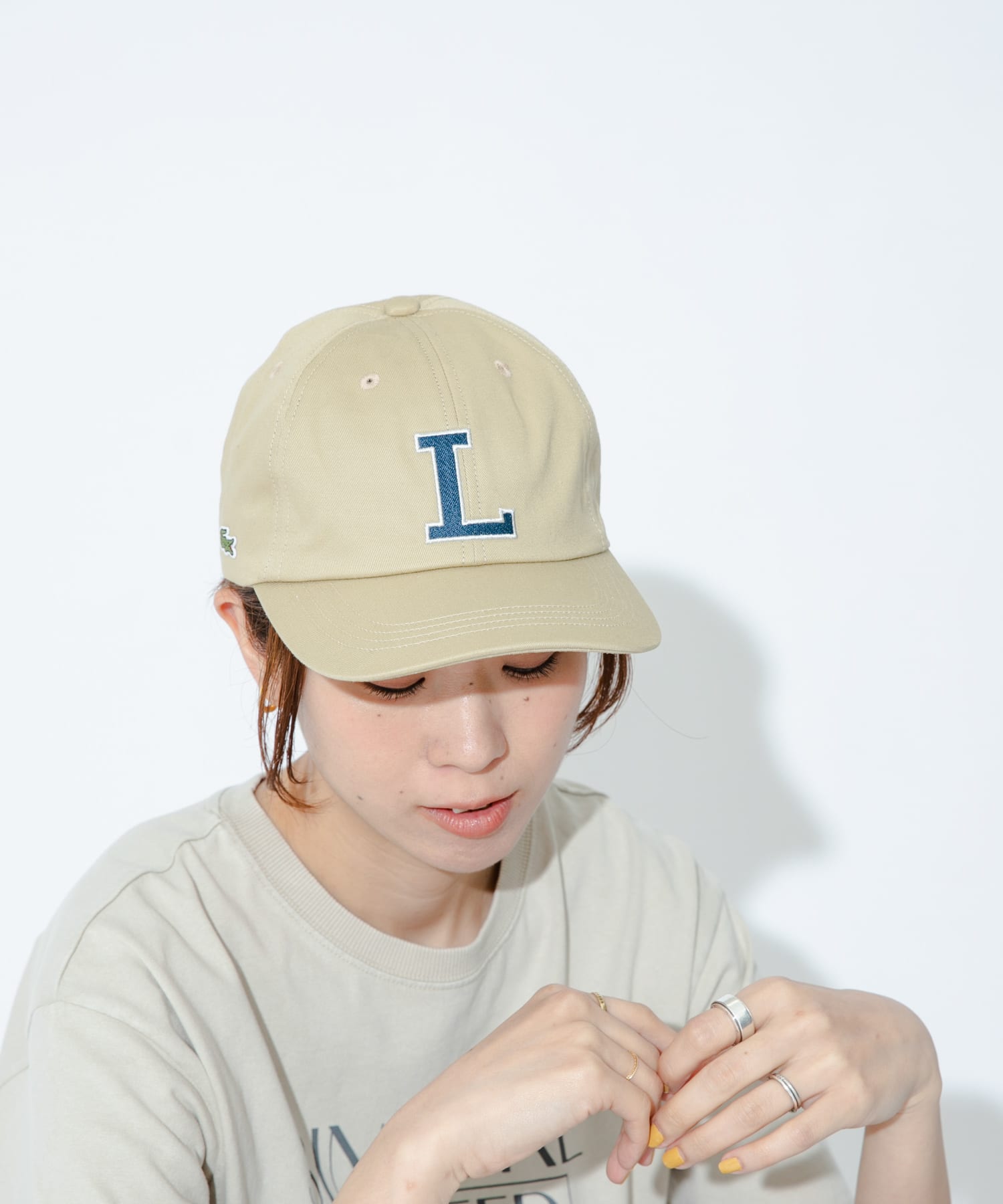 LACOSTE　Lキャップ