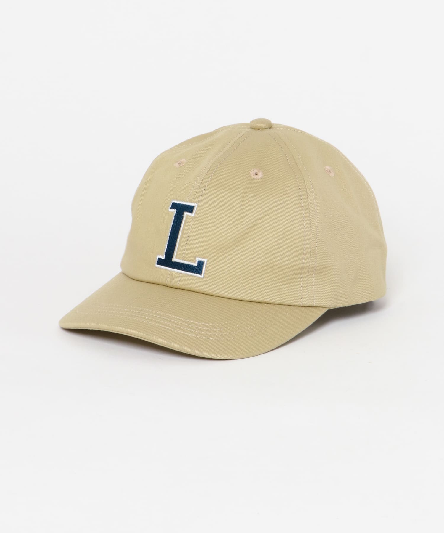 LACOSTE　Lキャップ BEIGE one