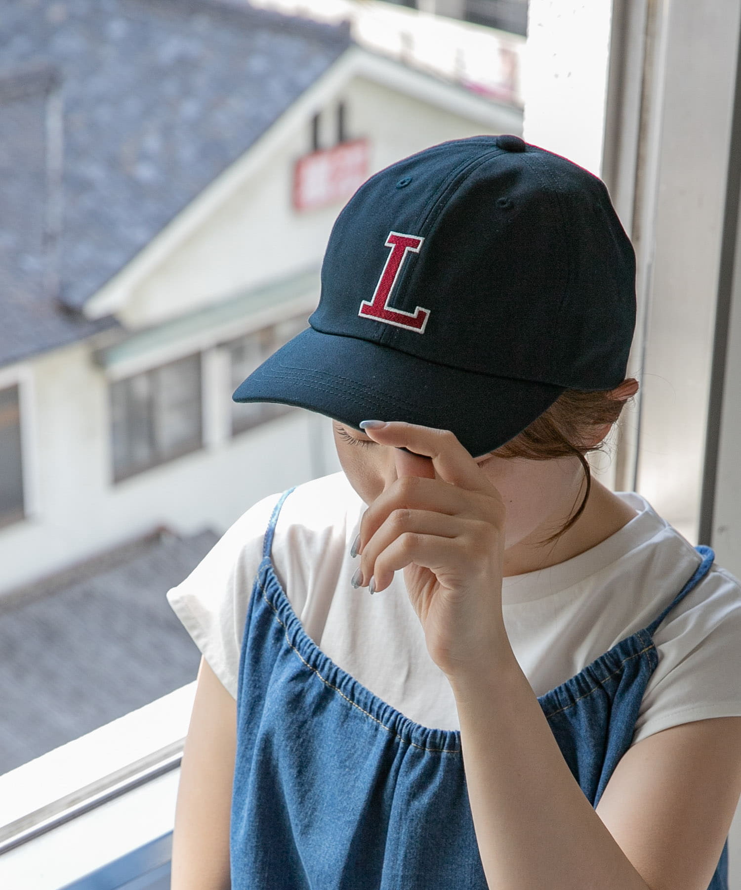 LACOSTE　Lキャップ