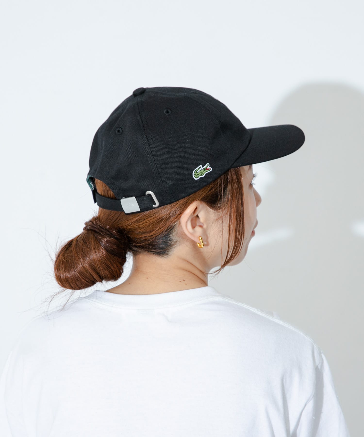 LACOSTE　Lキャップ BLACK one