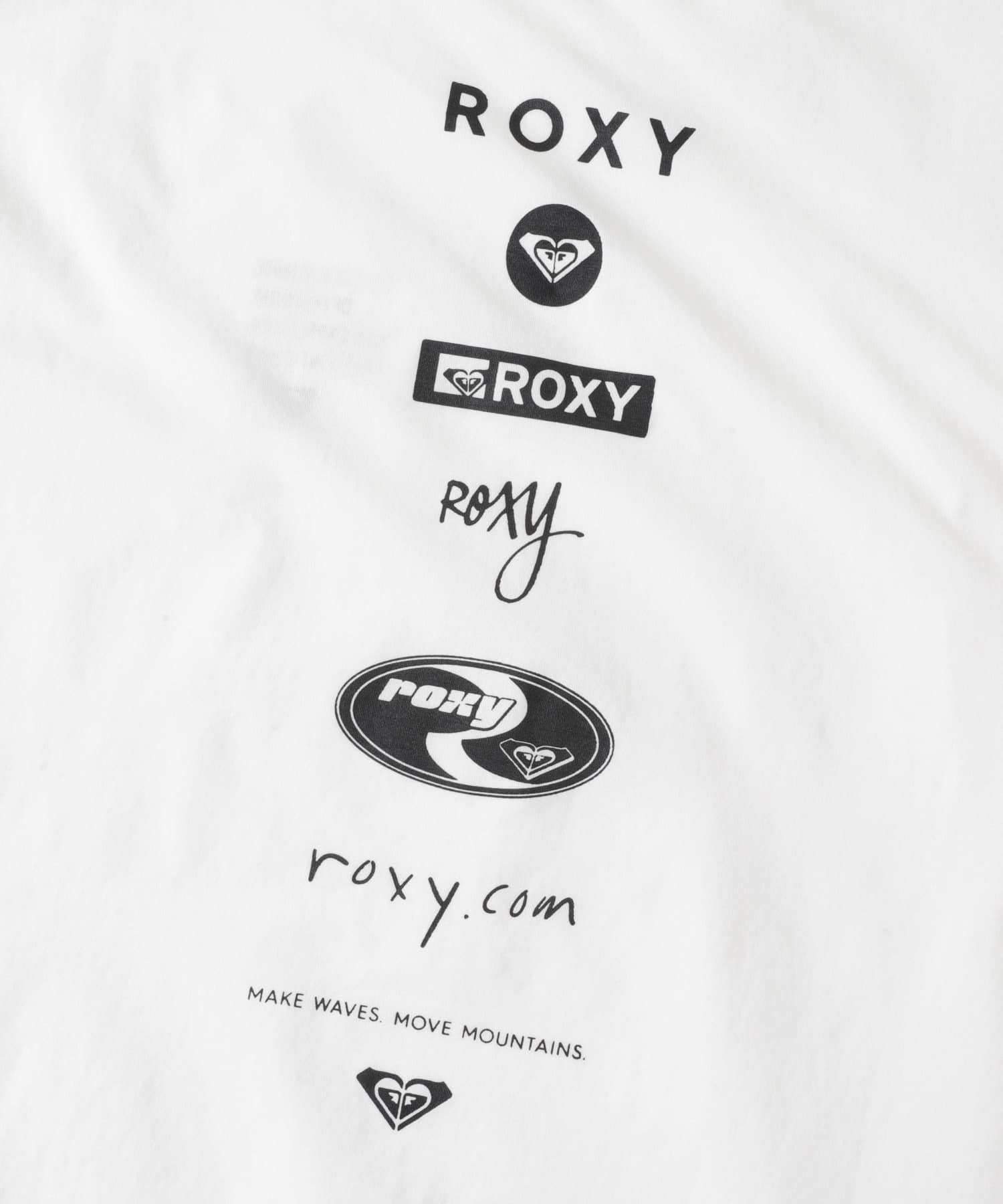 ROXY　HISTORICAL LOGO LINE WHT M