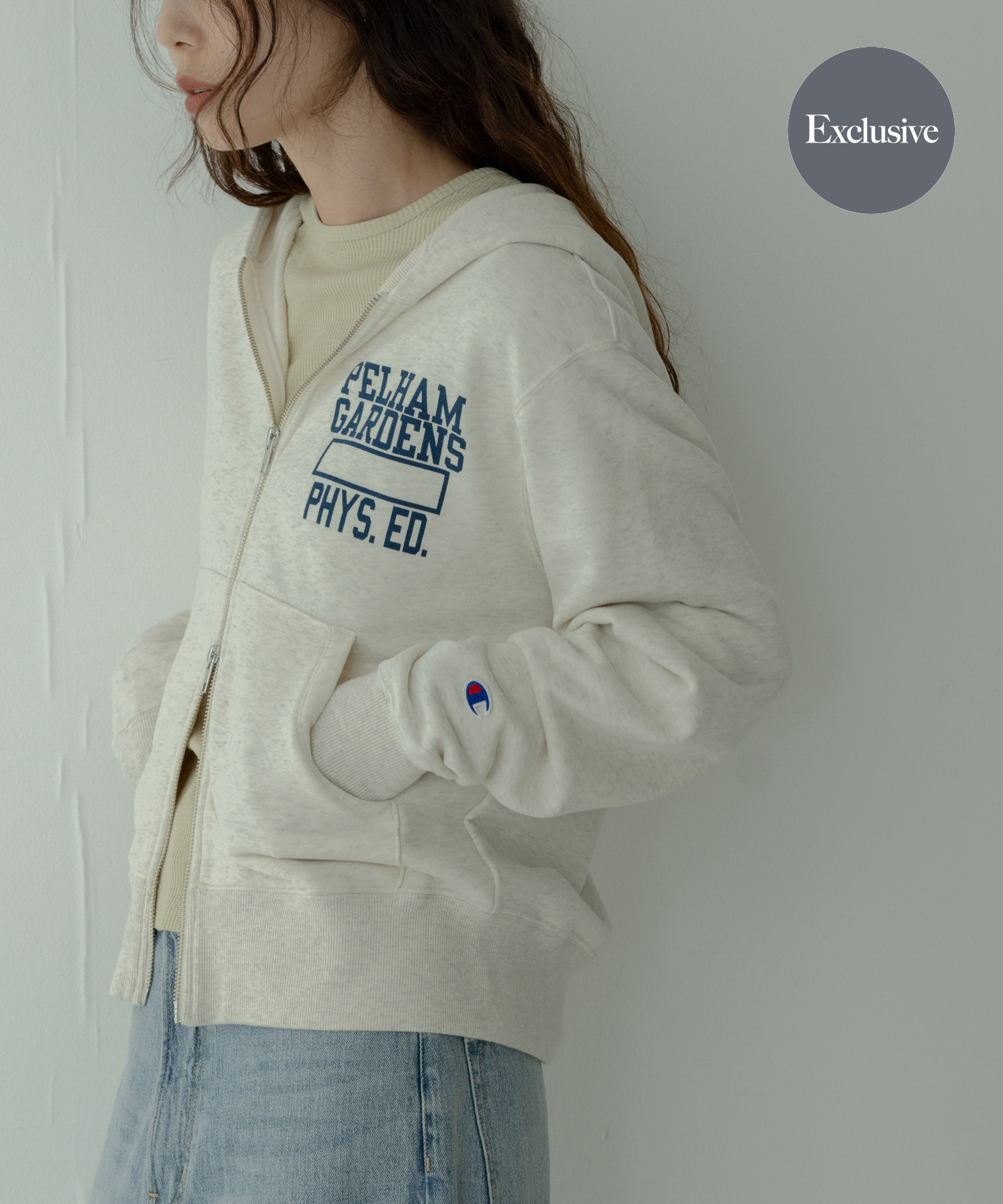 『別注』Champion×Sonny Label　スウェットジップフーディー