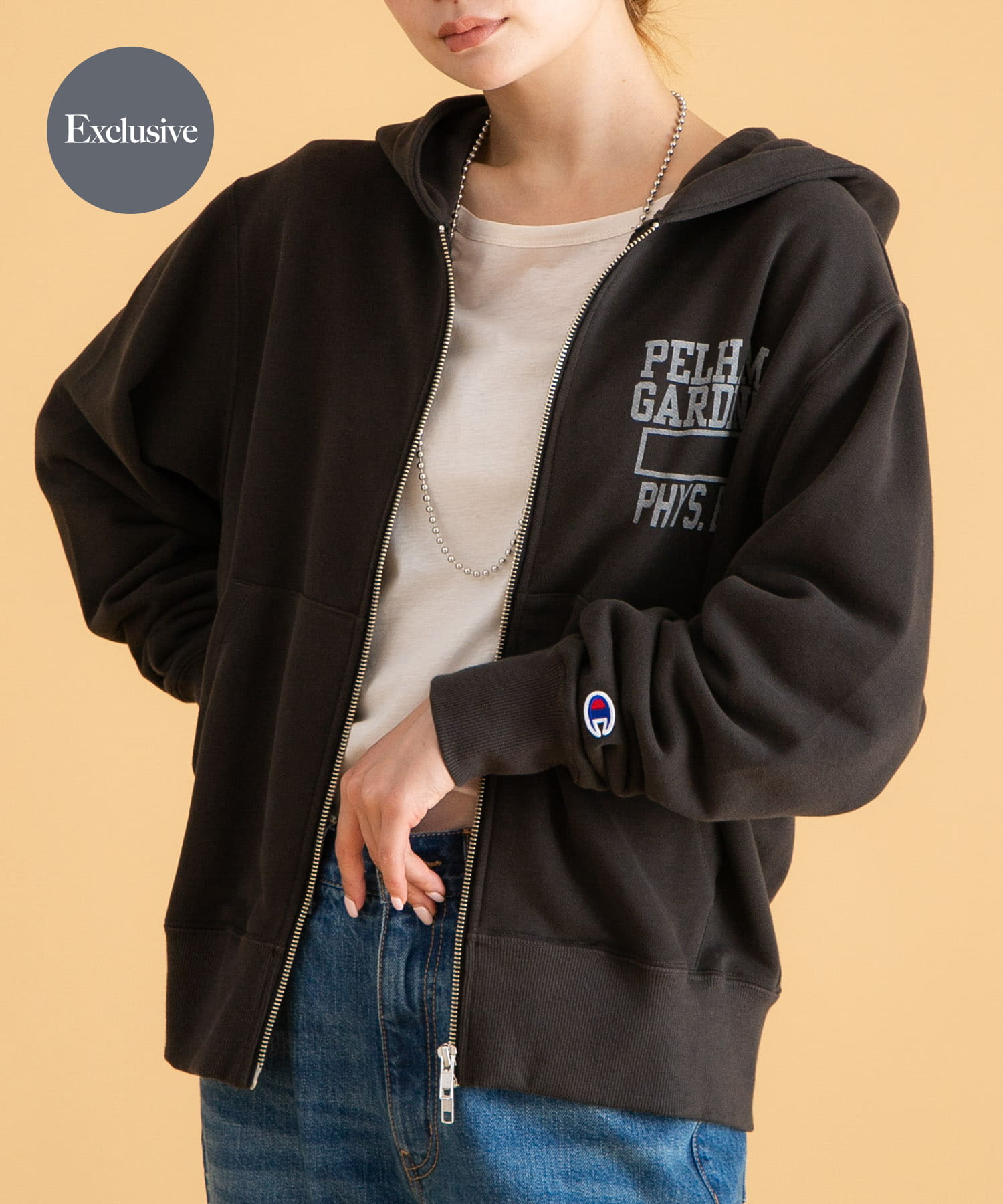『別注』Champion×Sonny Label　スウェットジップフーディー