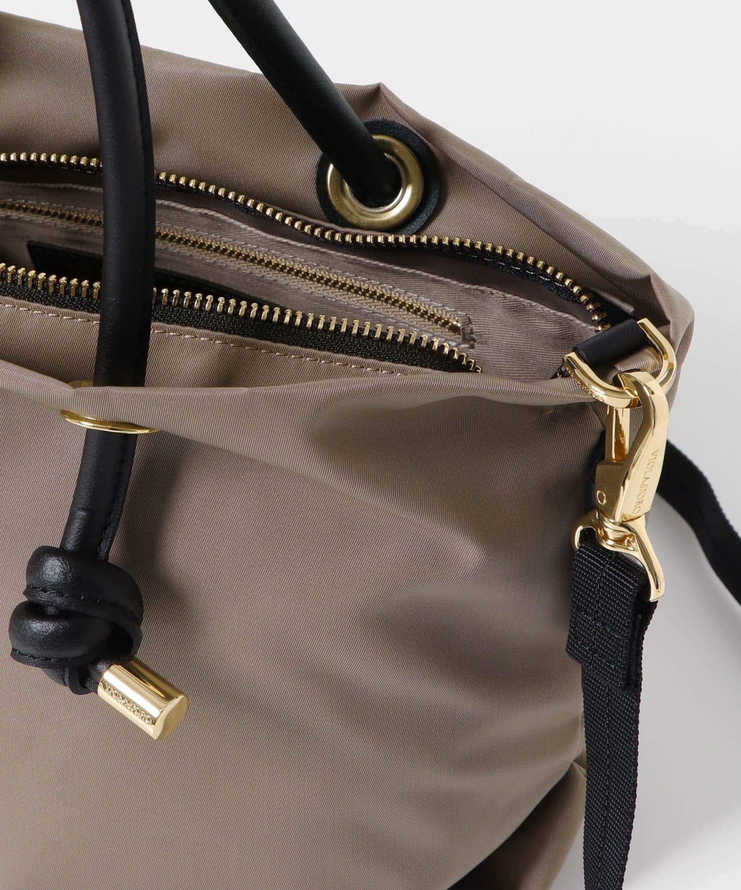 VIOLAd’ORO　BIANCA V-2174 taupe×bk one