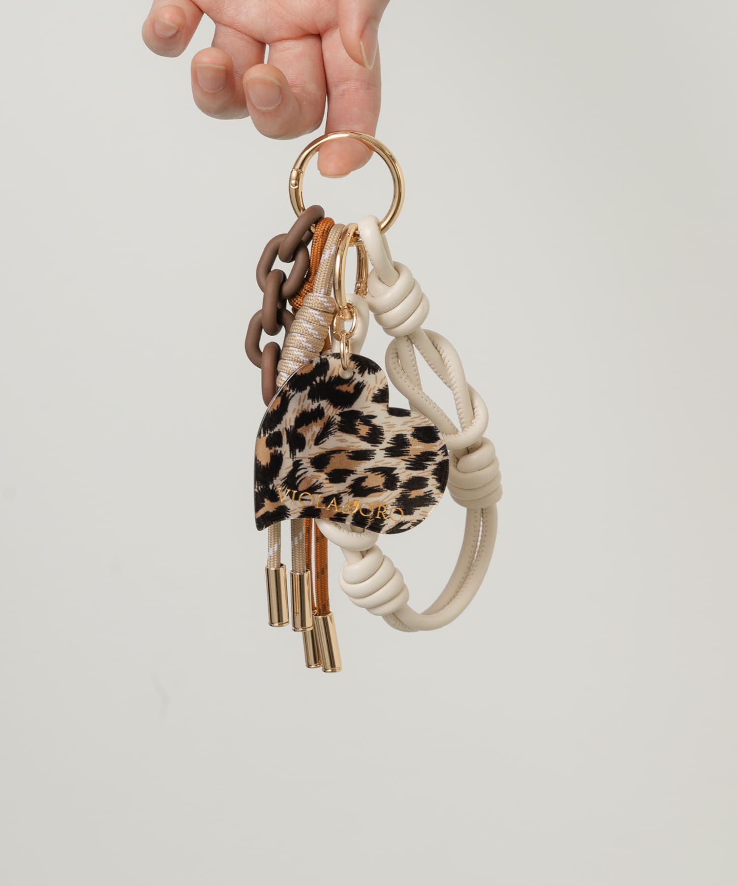 VIOLAd’ORO　チャーム leopa×wh one