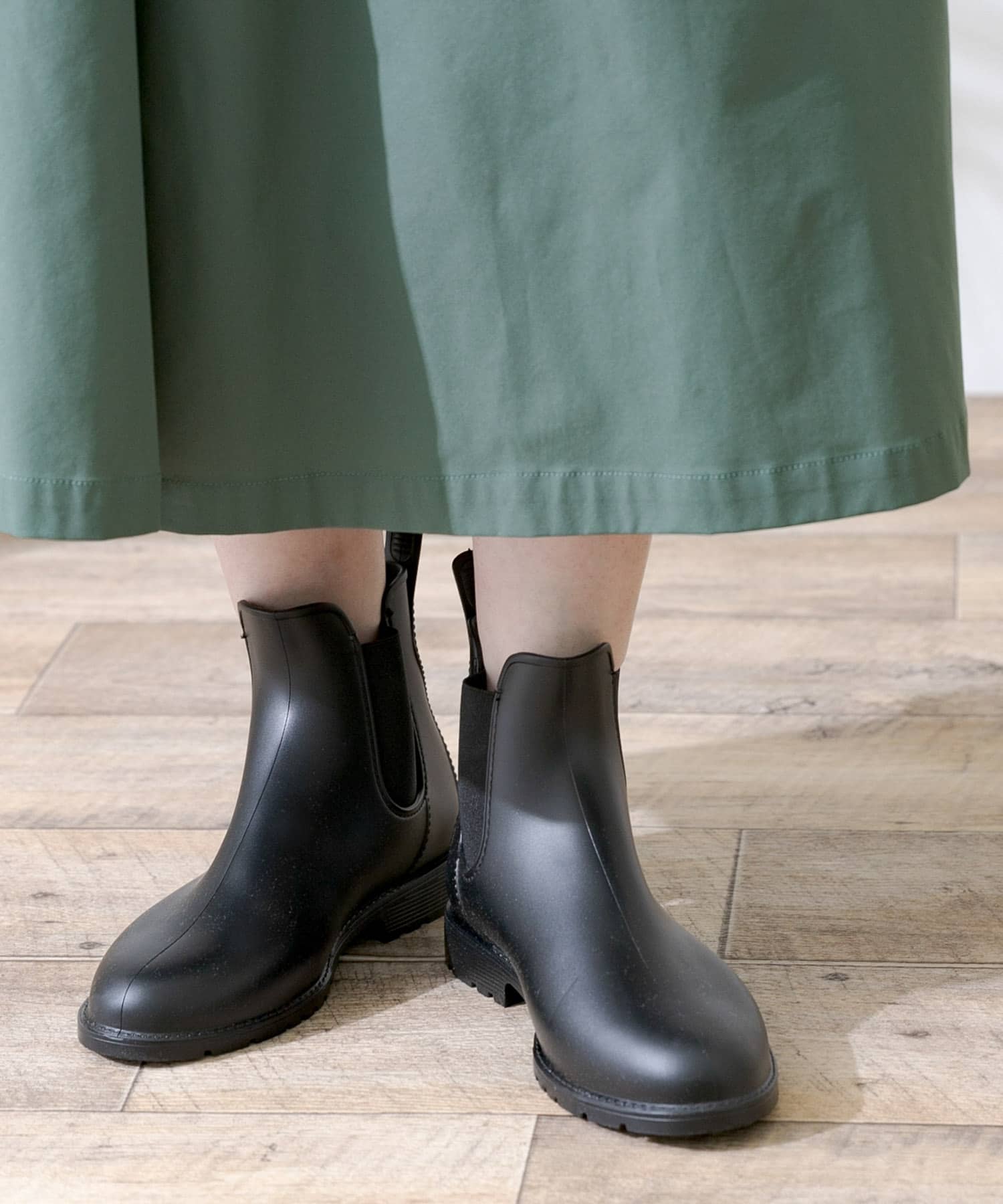MEDUSE　JUMPレインブーツ BLACK 36