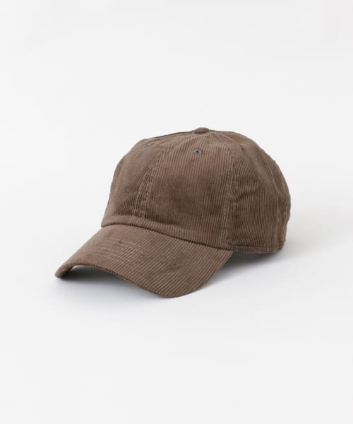 NEWHATTAN　CAP CORDUROY ダークブラウン one