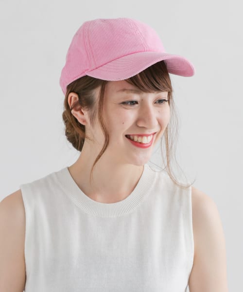 NEWHATTAN　CAP CORDUROY ダークブラウン one