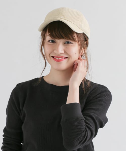 NEWHATTAN　CAP CORDUROY ダークブラウン one