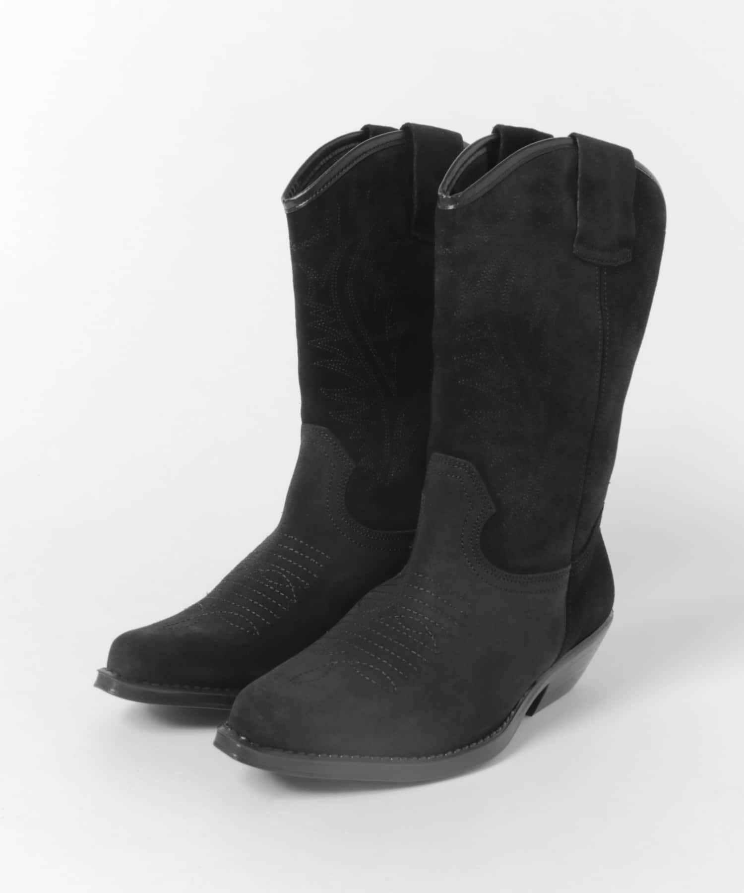 TISIMO　ウェスタンブーツ∴ BLACK 37