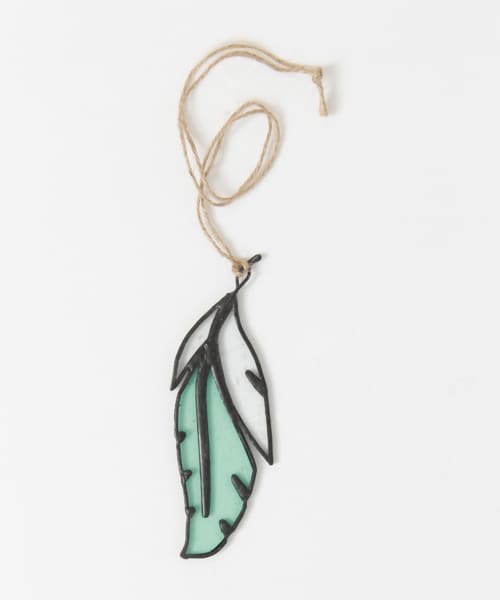 MADE BY SEVEN　SUNCATCHER STAINED GLASS TURQUOISE one