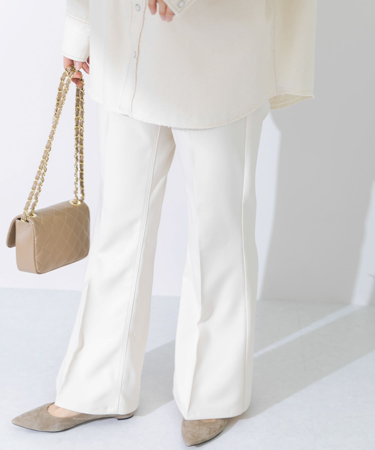 『別注』Wrangler×Sonny Label　ランチャーフレアパンツ オフ XS