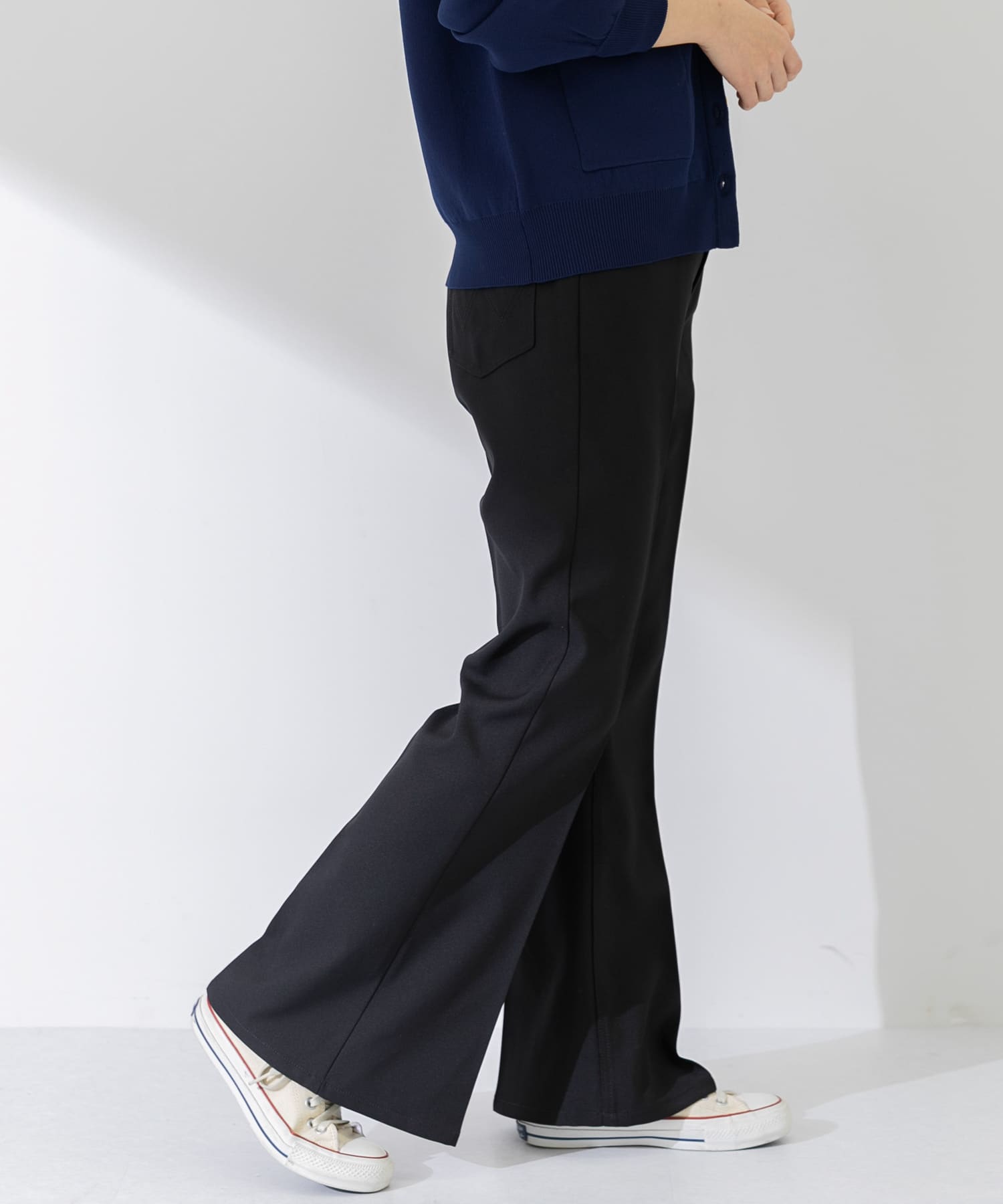 『別注』Wrangler×Sonny Label　ランチャーフレアパンツ ブラック XS