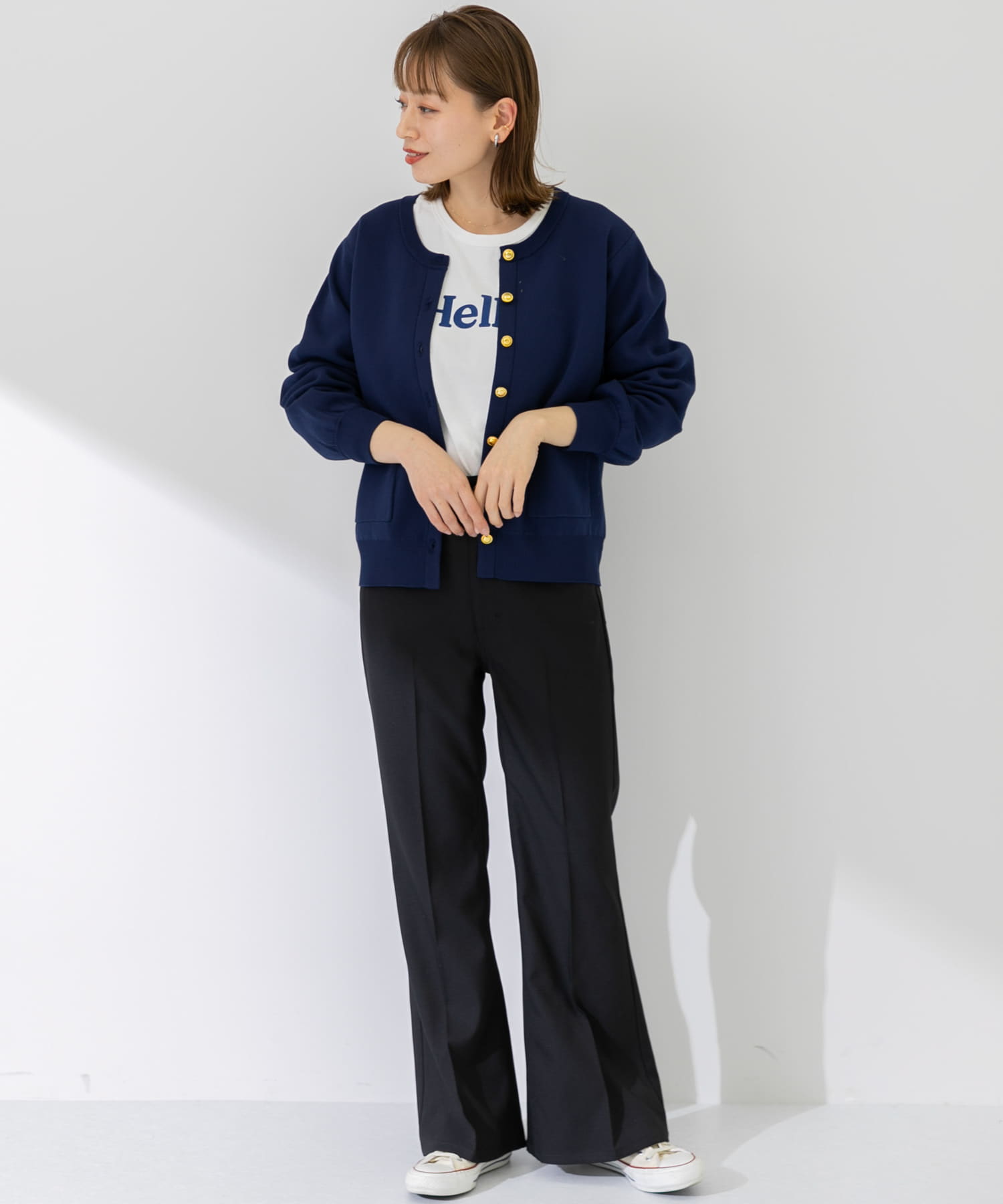 『別注』Wrangler×Sonny Label　ランチャーフレアパンツ ブラック XS