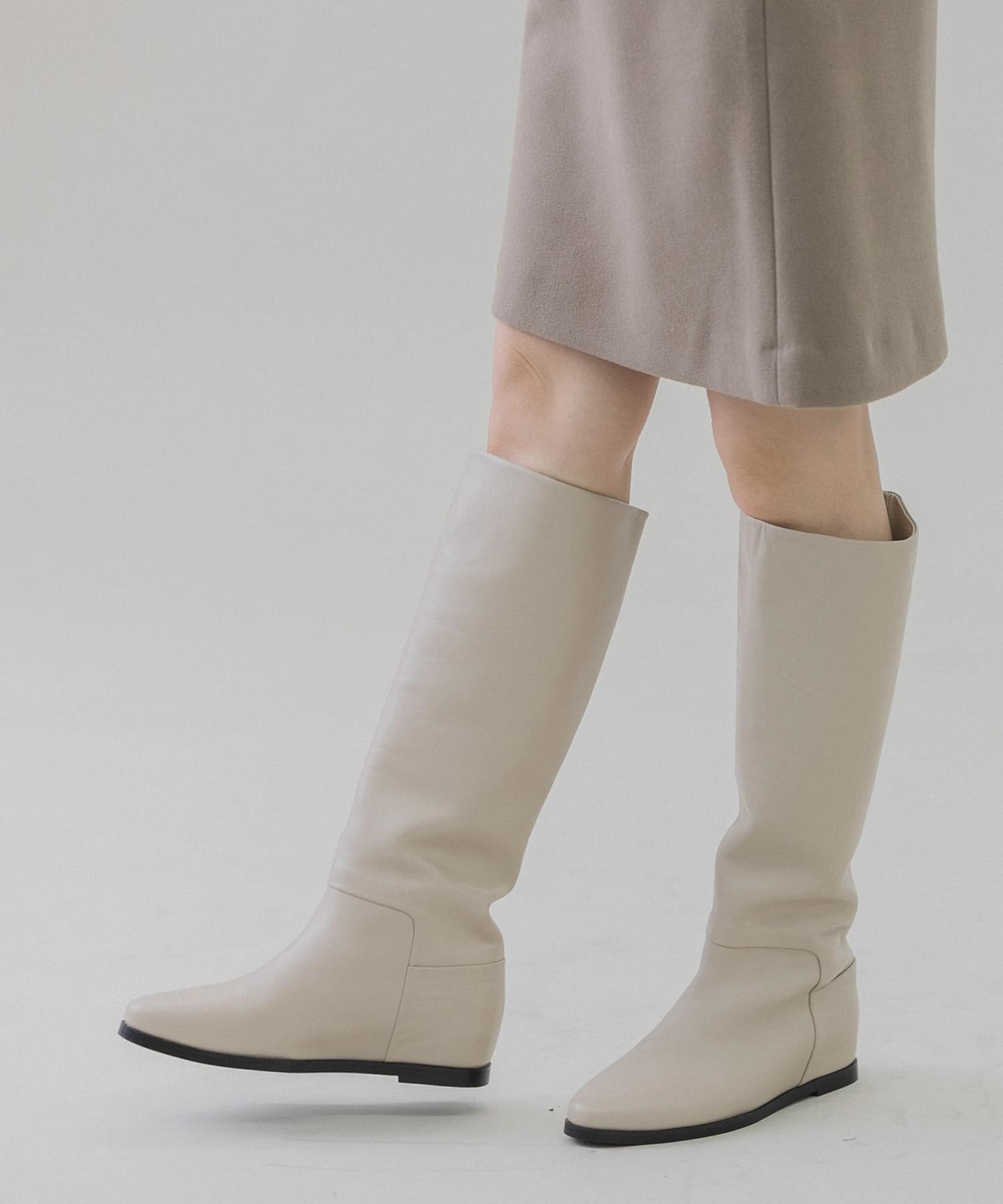 REMME　ロングブーツ BEIGE 37