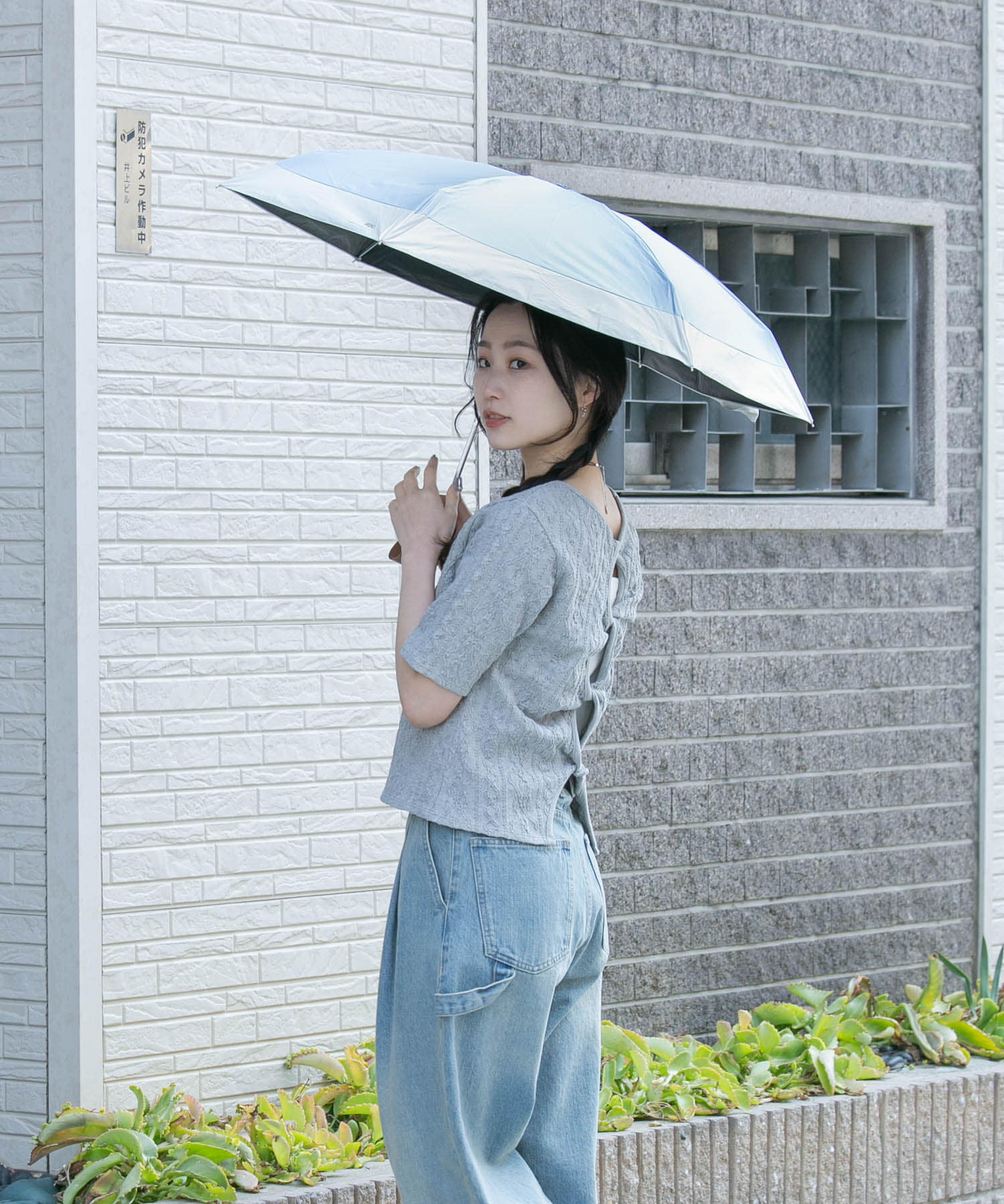 Wpc.　UV100%折り畳み傘 SAX FREE