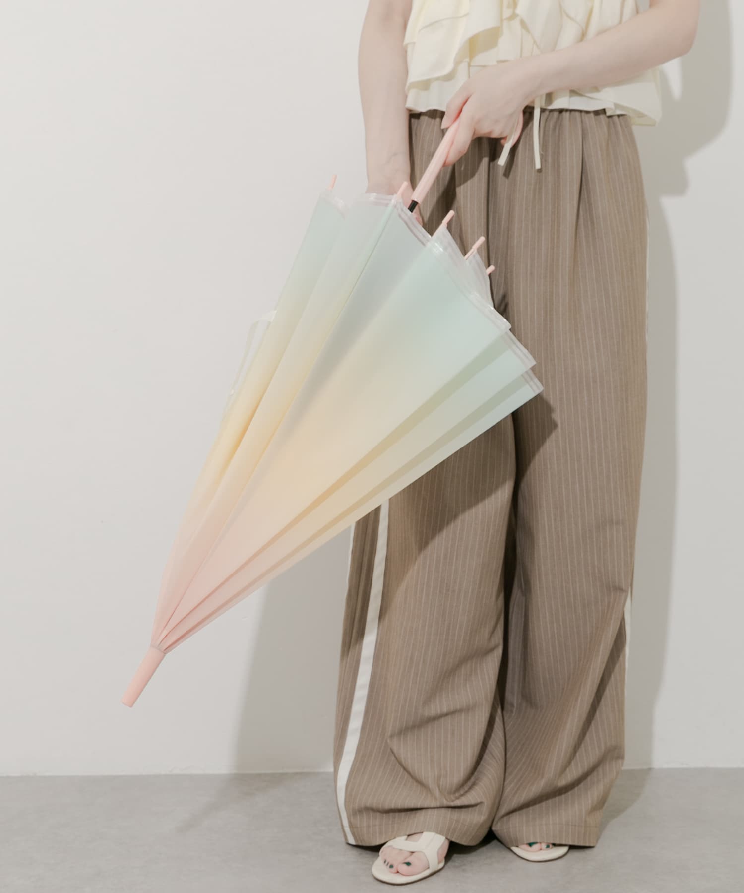 グラデーションEVAビニール傘 PNK/MNT FREE