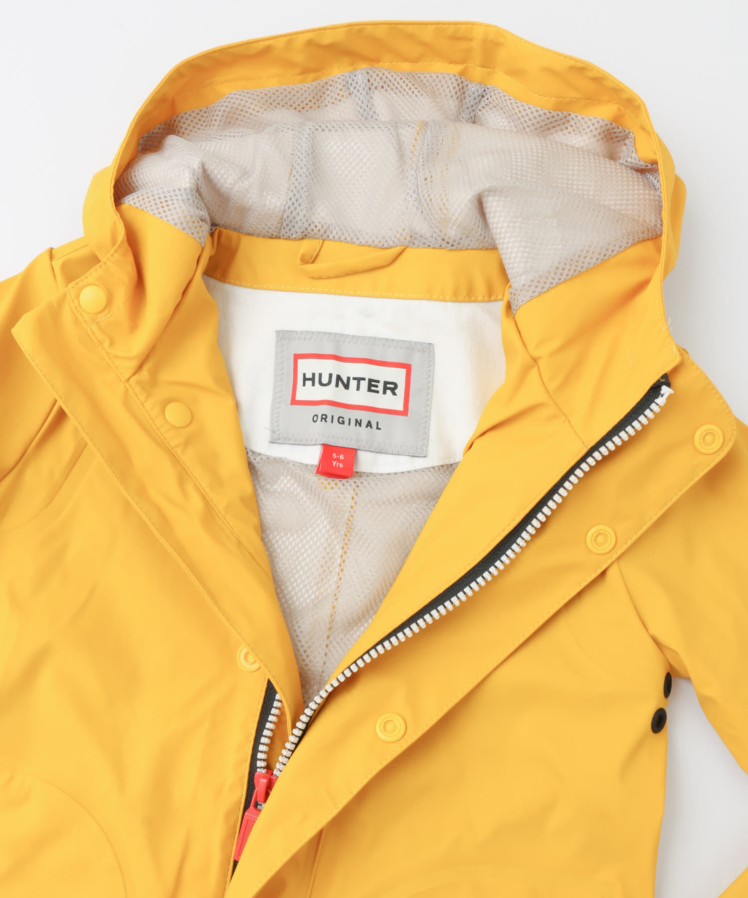 HUNTER　KIDS RUBBERISED JACKET(KIDS) イエロー 5