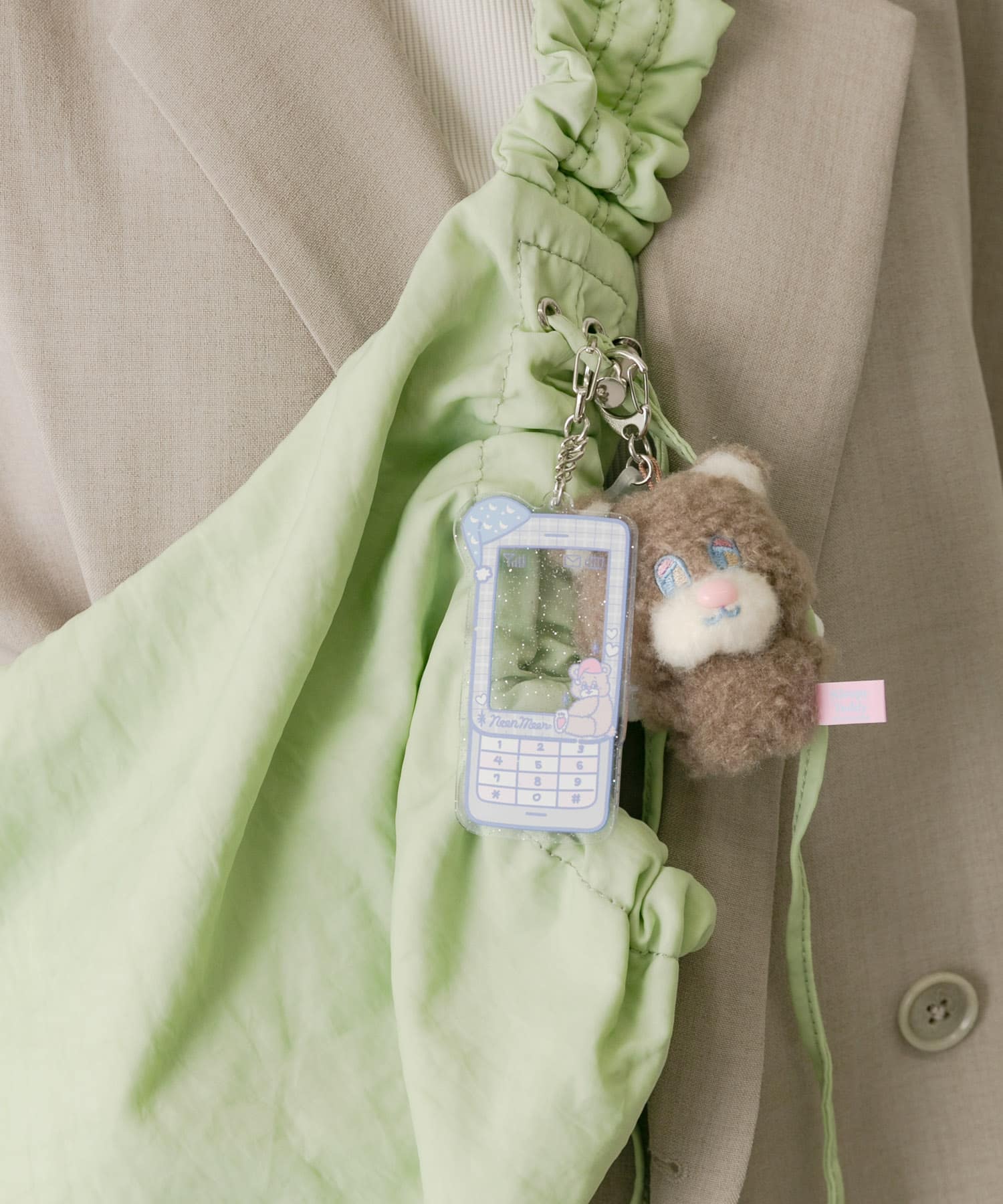 『WEB/一部店舗限定』NEONMOON　Phone KEY HOLDER PNK -
