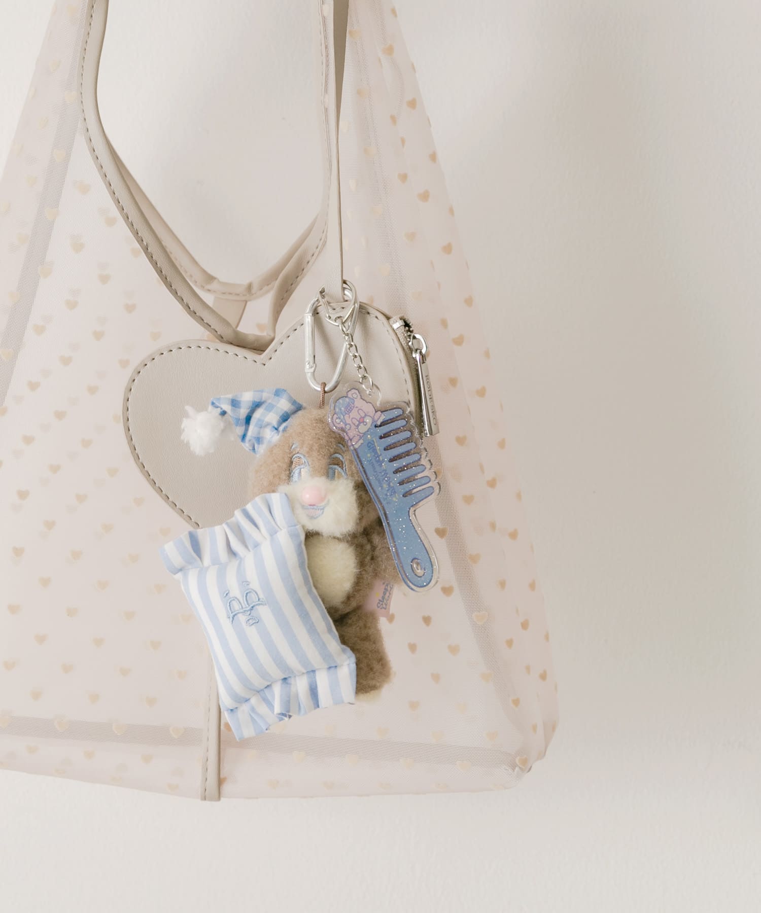 『WEB/一部店舗限定』NEONMOON　Comb KEY HOLDER BLU -
