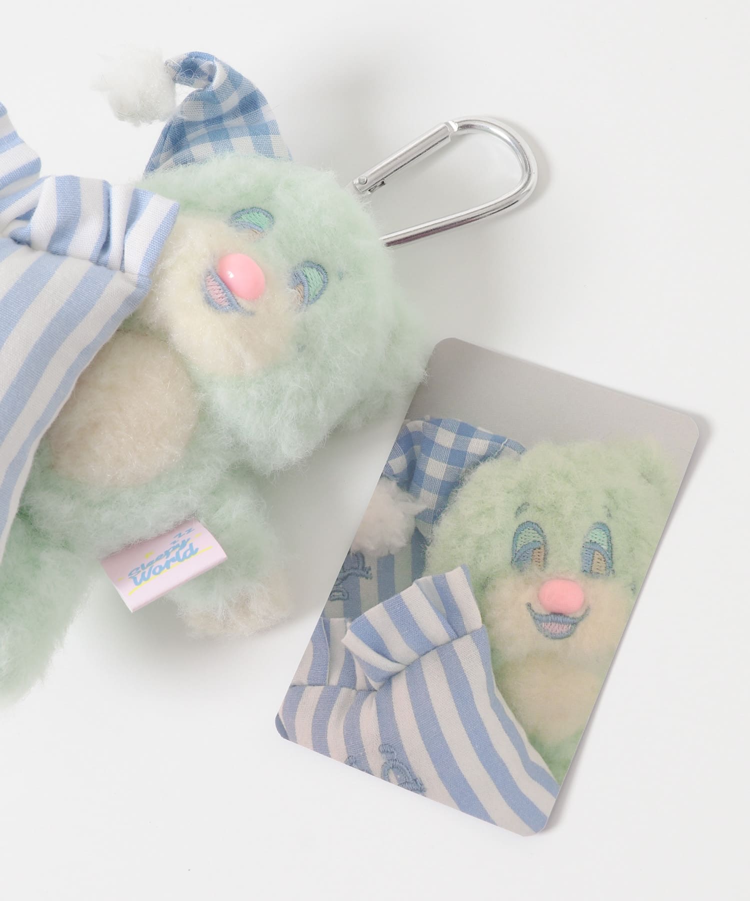 『WEB/一部店舗限定』NEONMOON　Sleepy Teddy Key Holder MNT -