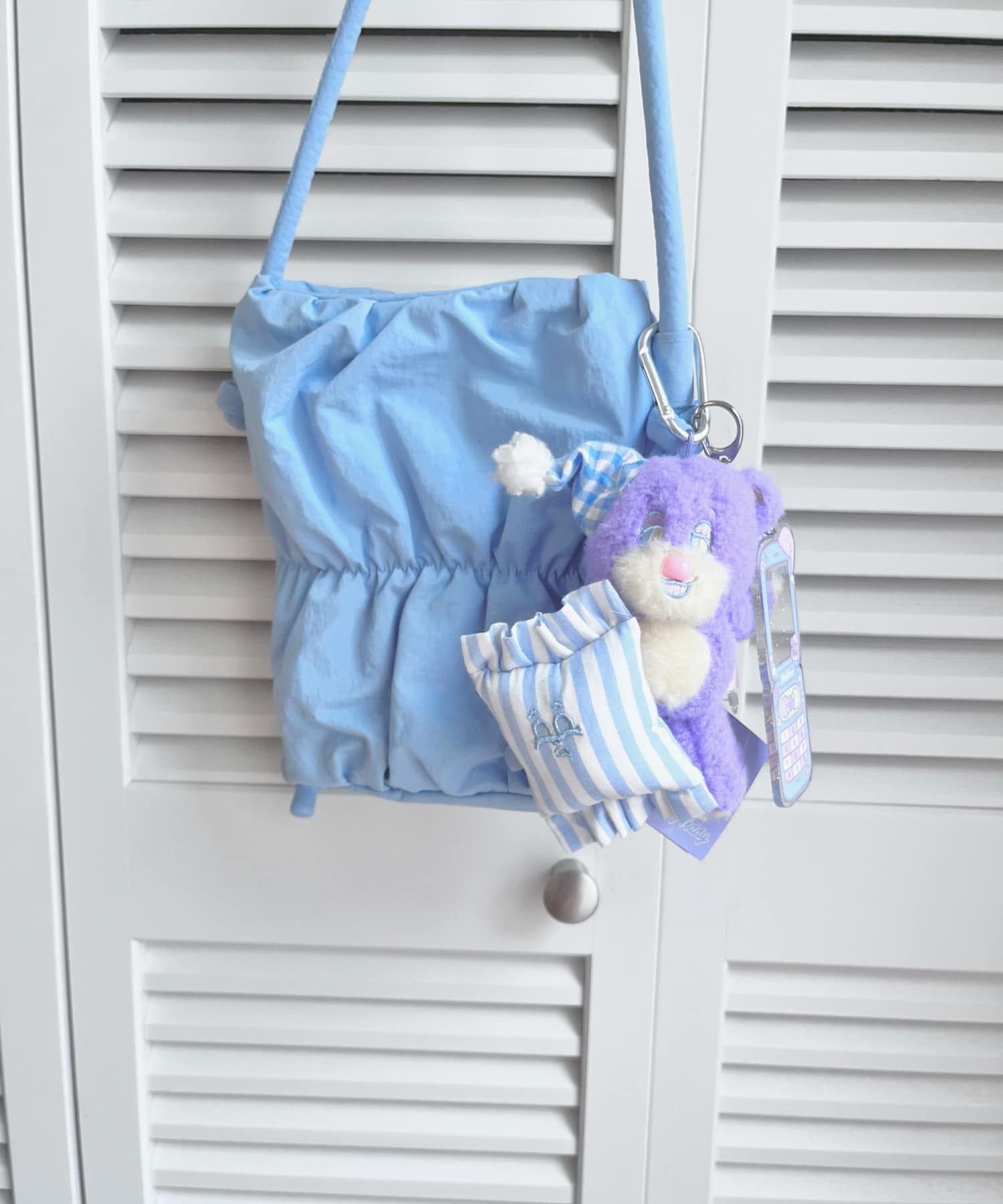 『WEB/一部店舗限定』NEONMOON　Sleepy Teddy Key Holder PPL -